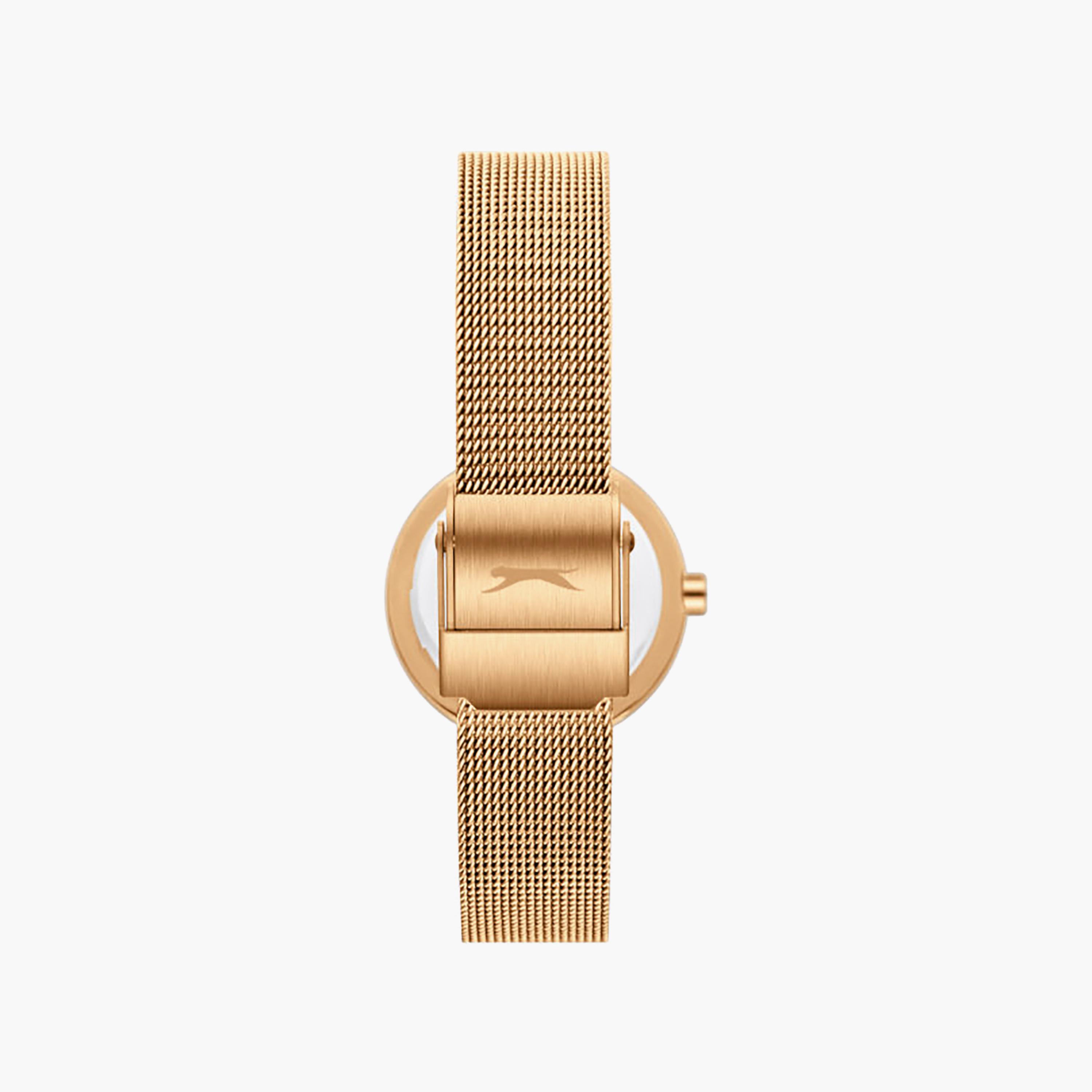 Slazenger Women's 26MM Rose Gold Analog Mesh Watch | SL.9.2592.3.420-women-watchesandjewellery-watches-image-4
