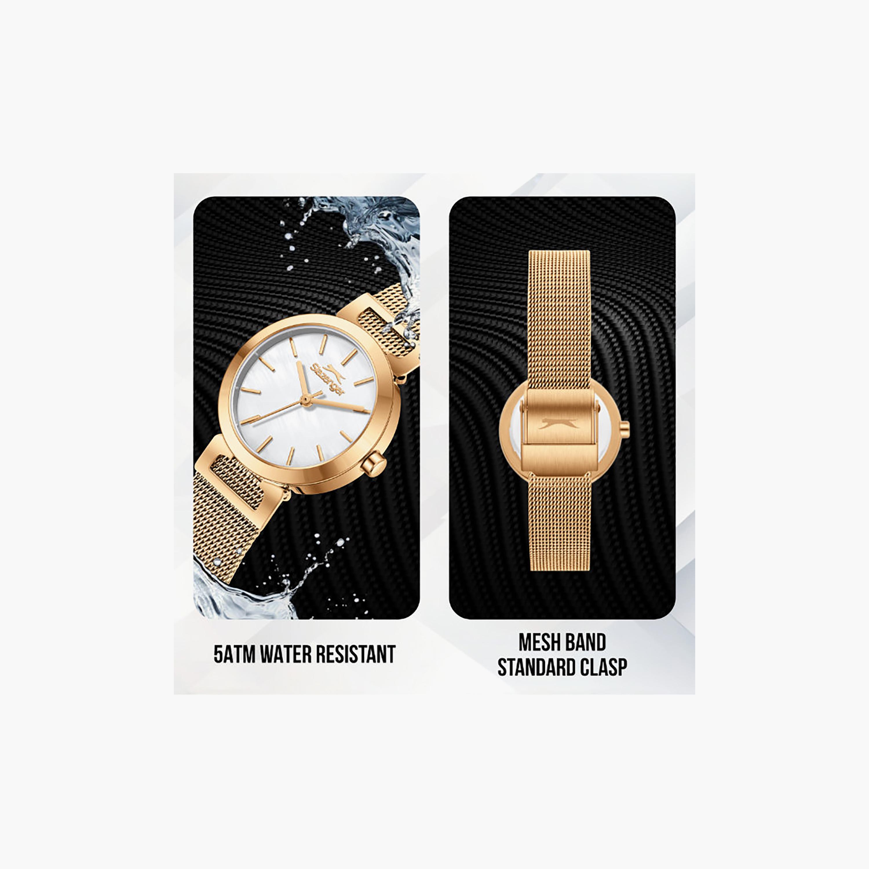 Slazenger Women's 26MM Rose Gold Analog Mesh Watch | SL.9.2592.3.420-women-watchesandjewellery-watches-image-5
