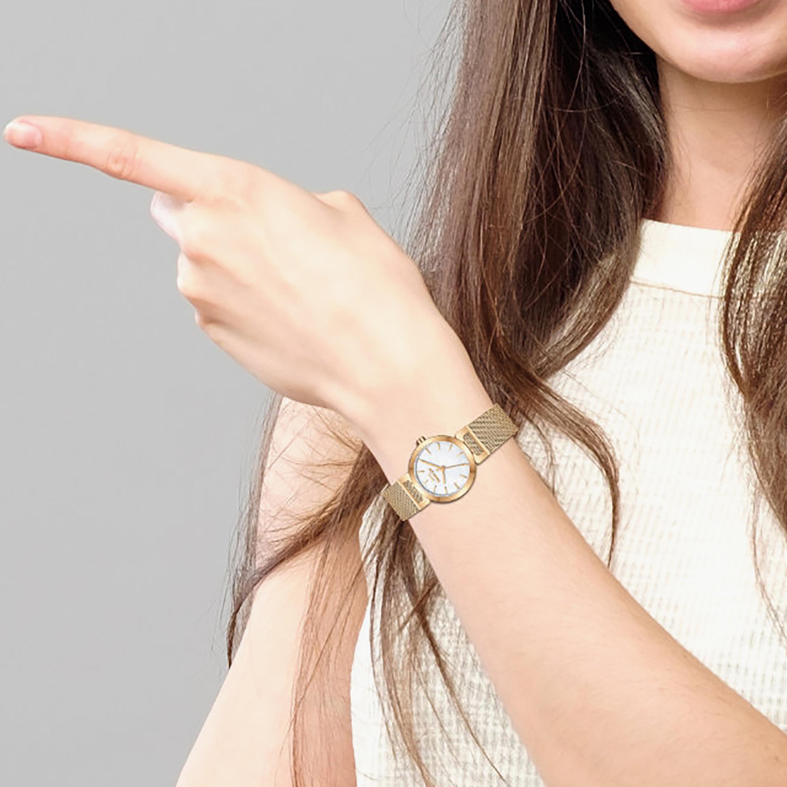 Slazenger Women's 26MM Rose Gold Analog Mesh Watch | SL.9.2592.3.420-women-watchesandjewellery-watches-image-9