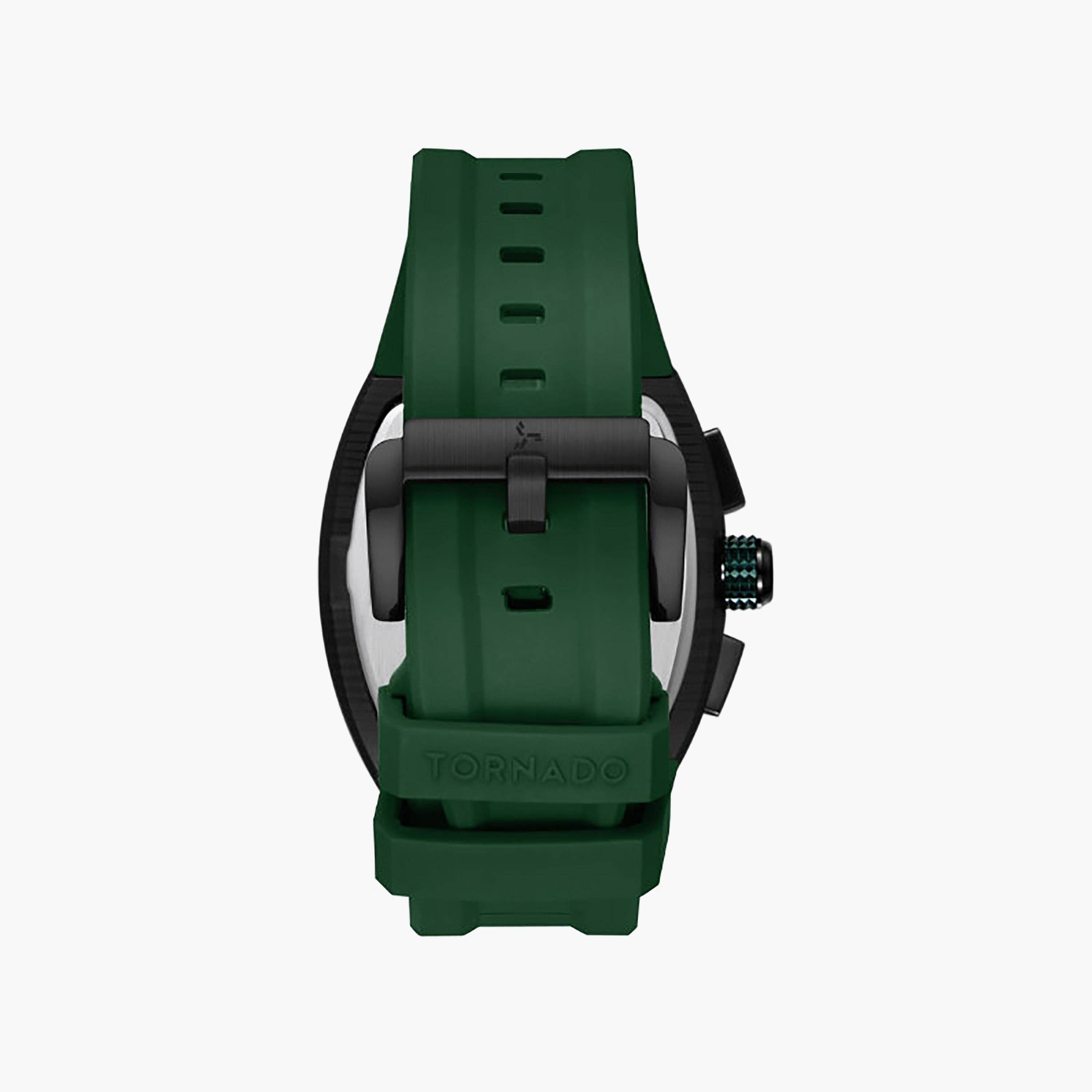 Tornado Men's 43MM Green Chronograph Silicone Watch | T23105L-BFGB-men-watchesandjewellery-watches-image-4