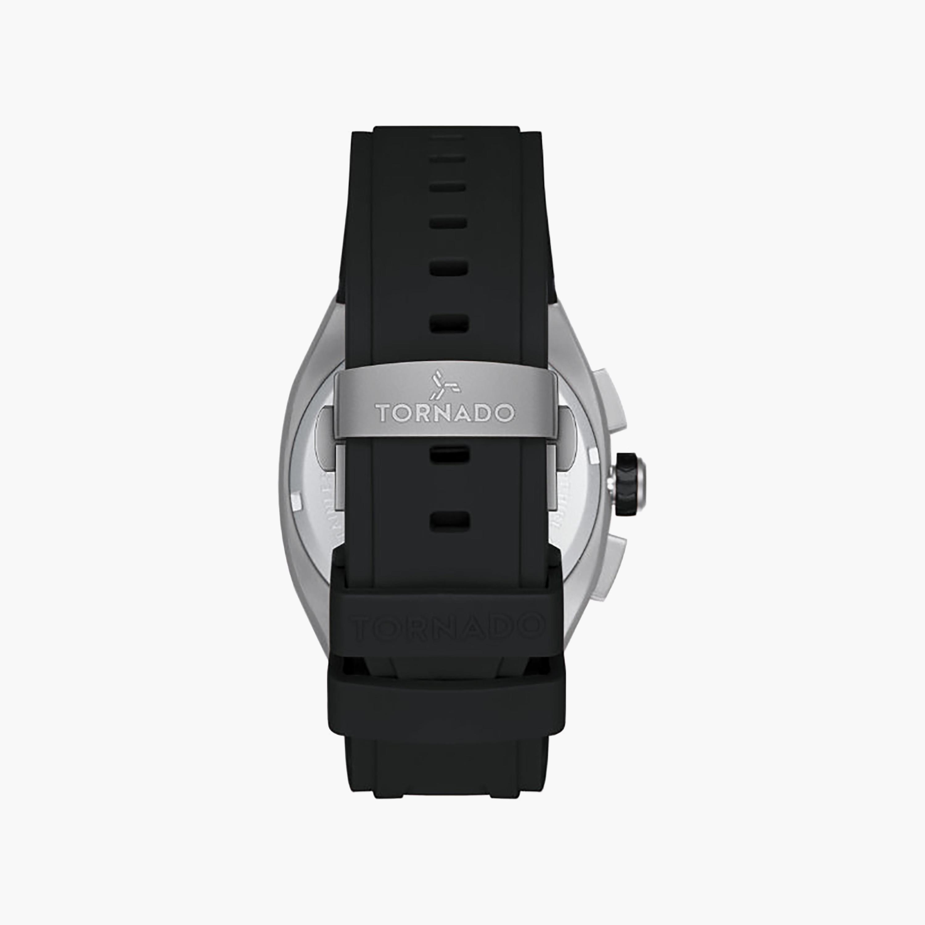 ساعة تورنادو الرجالية، مقاس 42 مم، كرونوغراف أسود، مصنوعة من المطاط | T26102-XRBB-men-watchesandjewellery-watches-image-4