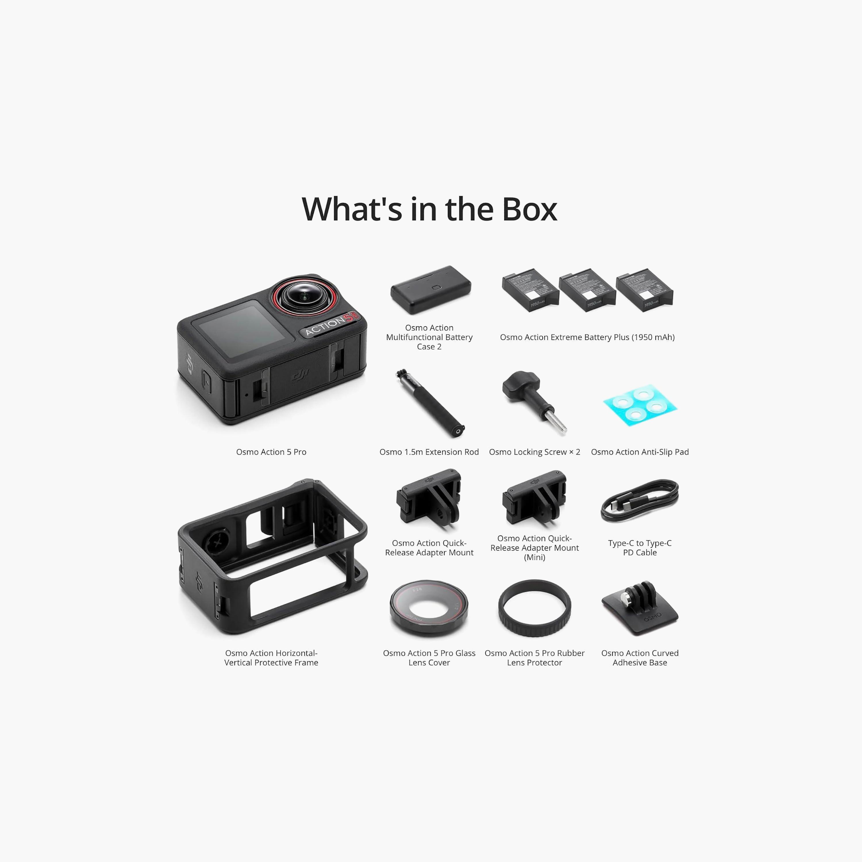 DJI Osmo Action 5 Pro Adventure Combo | DJI-ZA500-C2-electronics-camera-image-6