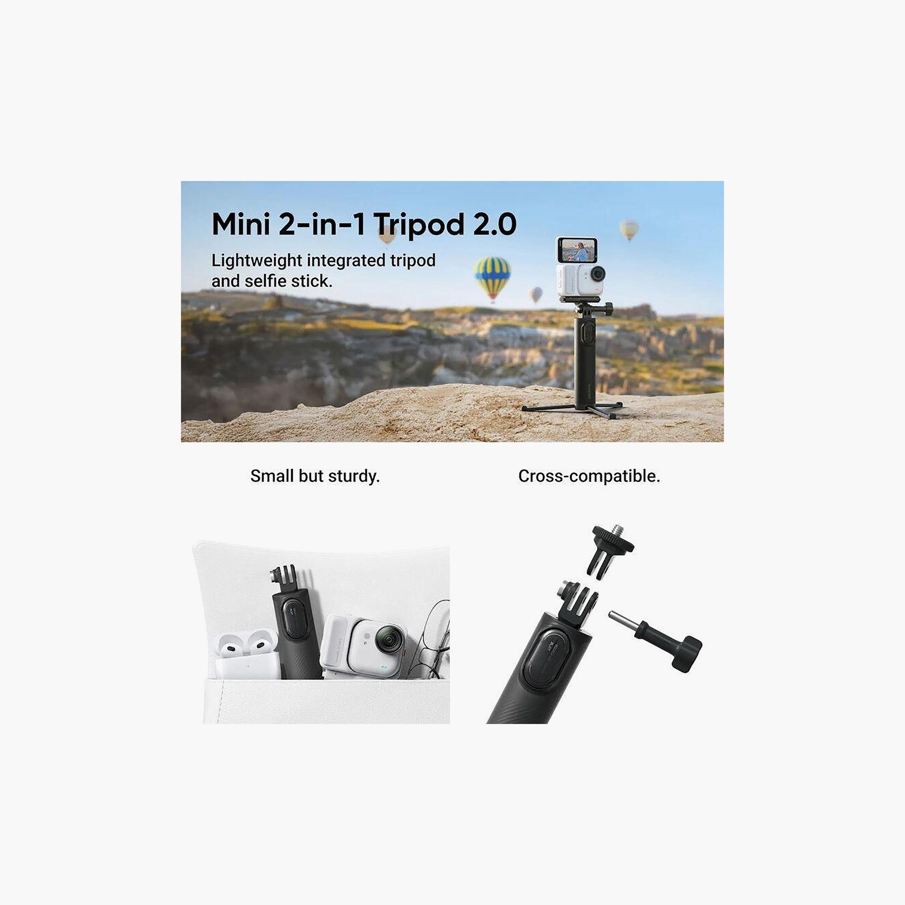 Insta 360 Go Ultra Action Camera - Creator Bundle Midnight Black | I04CINSABEABB-electronics-camera-image-4