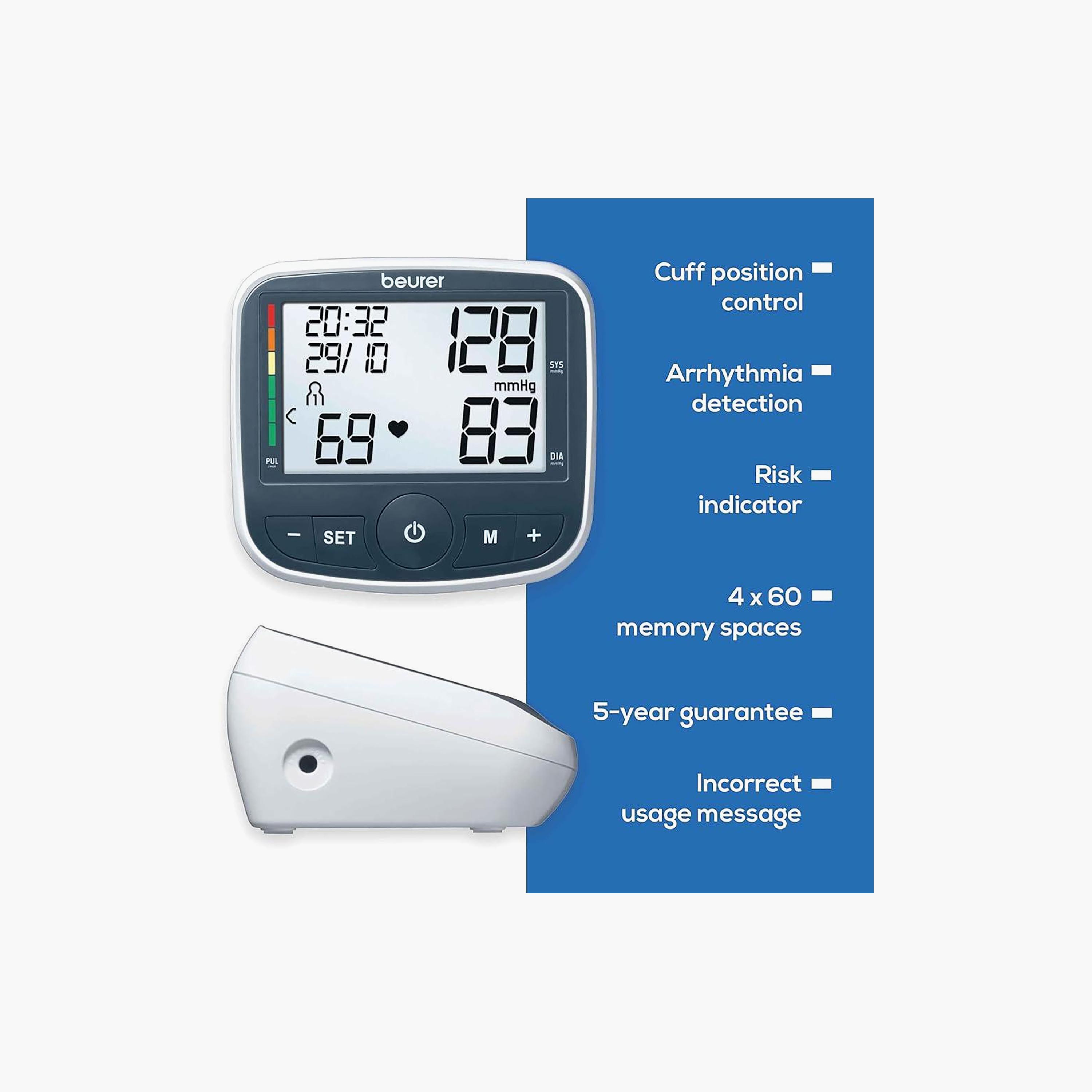 Beurer Upper Arm BP Monitor White | BM40-electronics-portabledevices-image-6