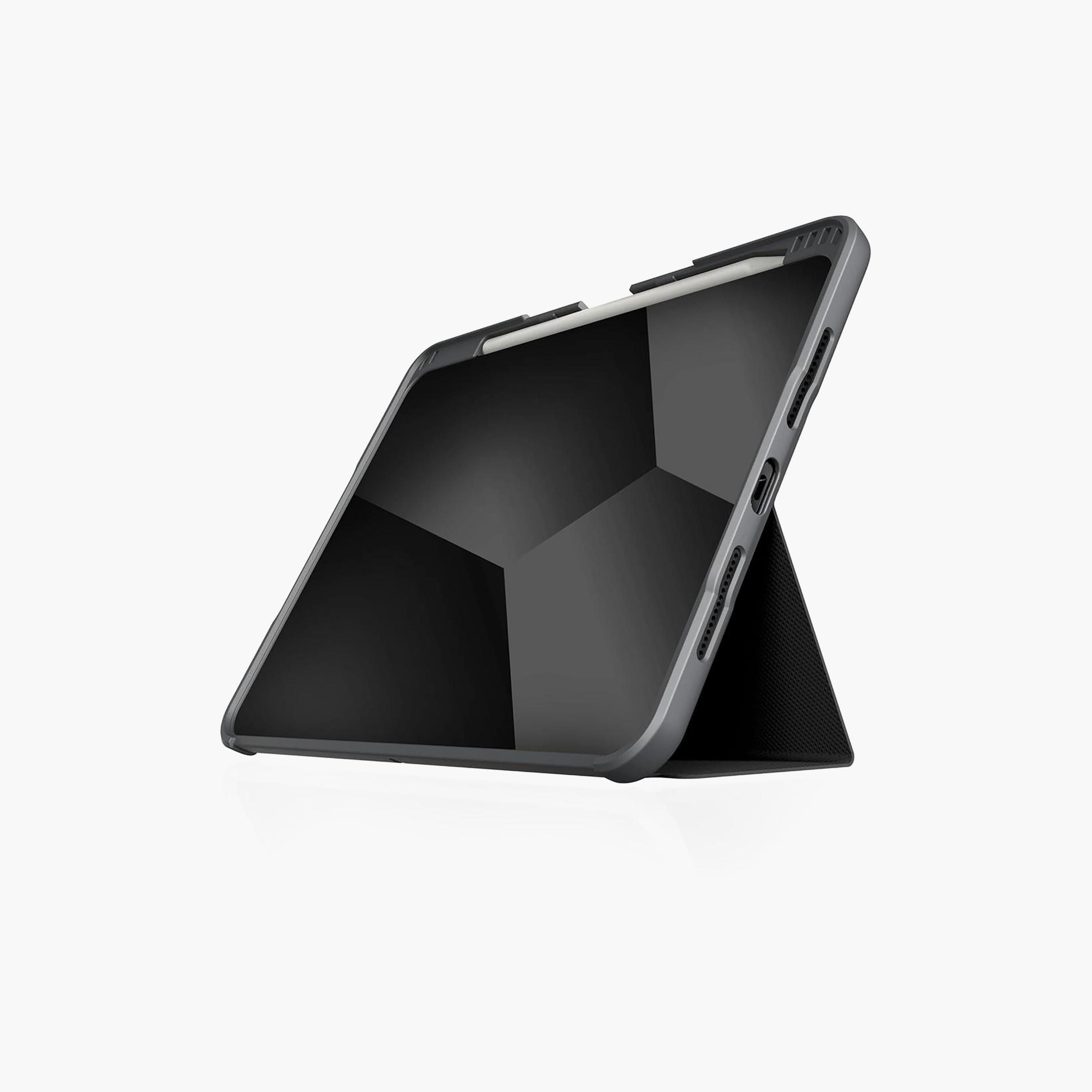 STM DUX PLUS Case for iPad Pro 13 inch M4 2024 Clear Back Black STM-222-445LX-01-electronics-accessories-mobileaccesories-image-1