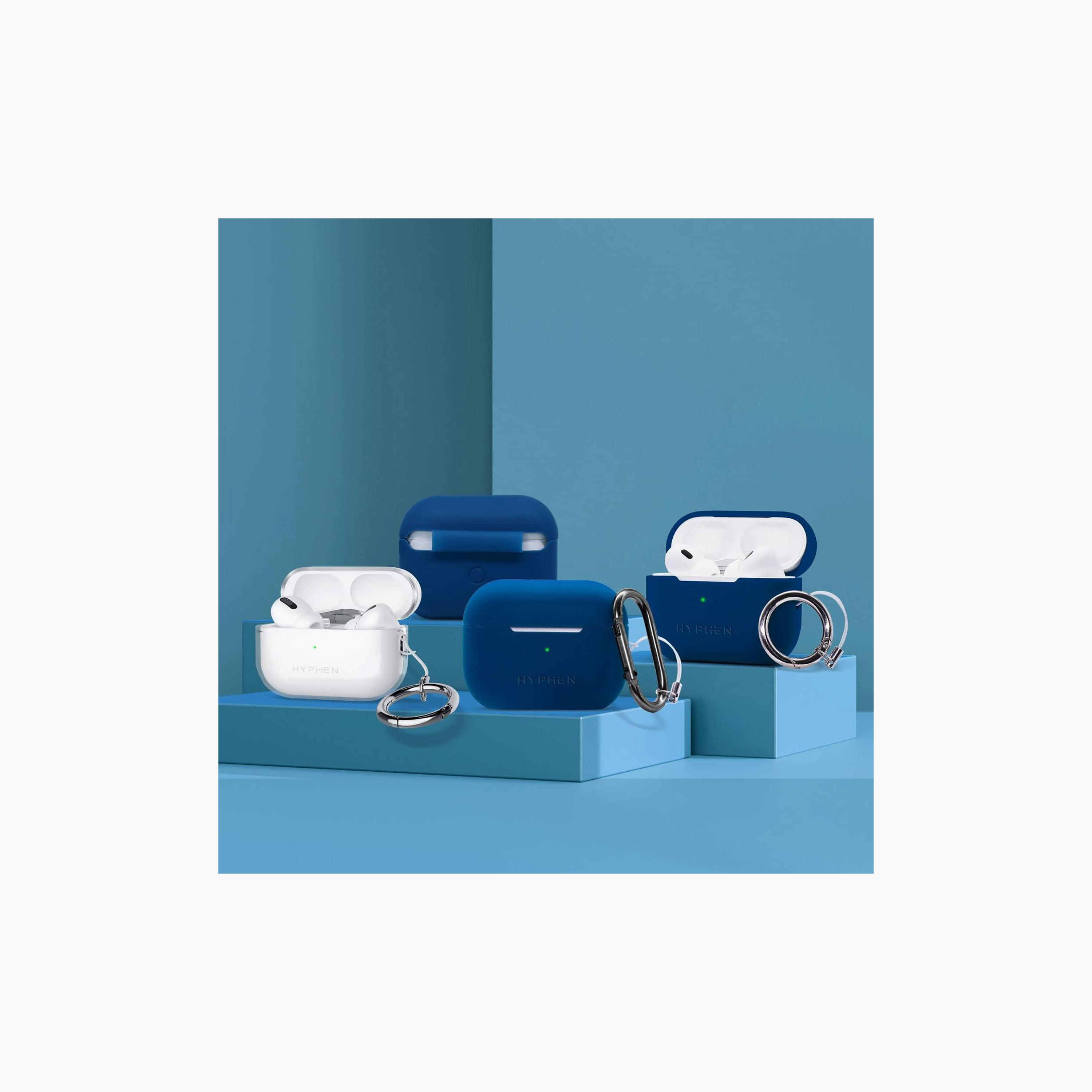Hyphen Silicon Case for Apple Air Pods Pro 2nd Gen, Blue | HAC-SCP2BL6906-electronics-accessories-mobileaccesories-image-5