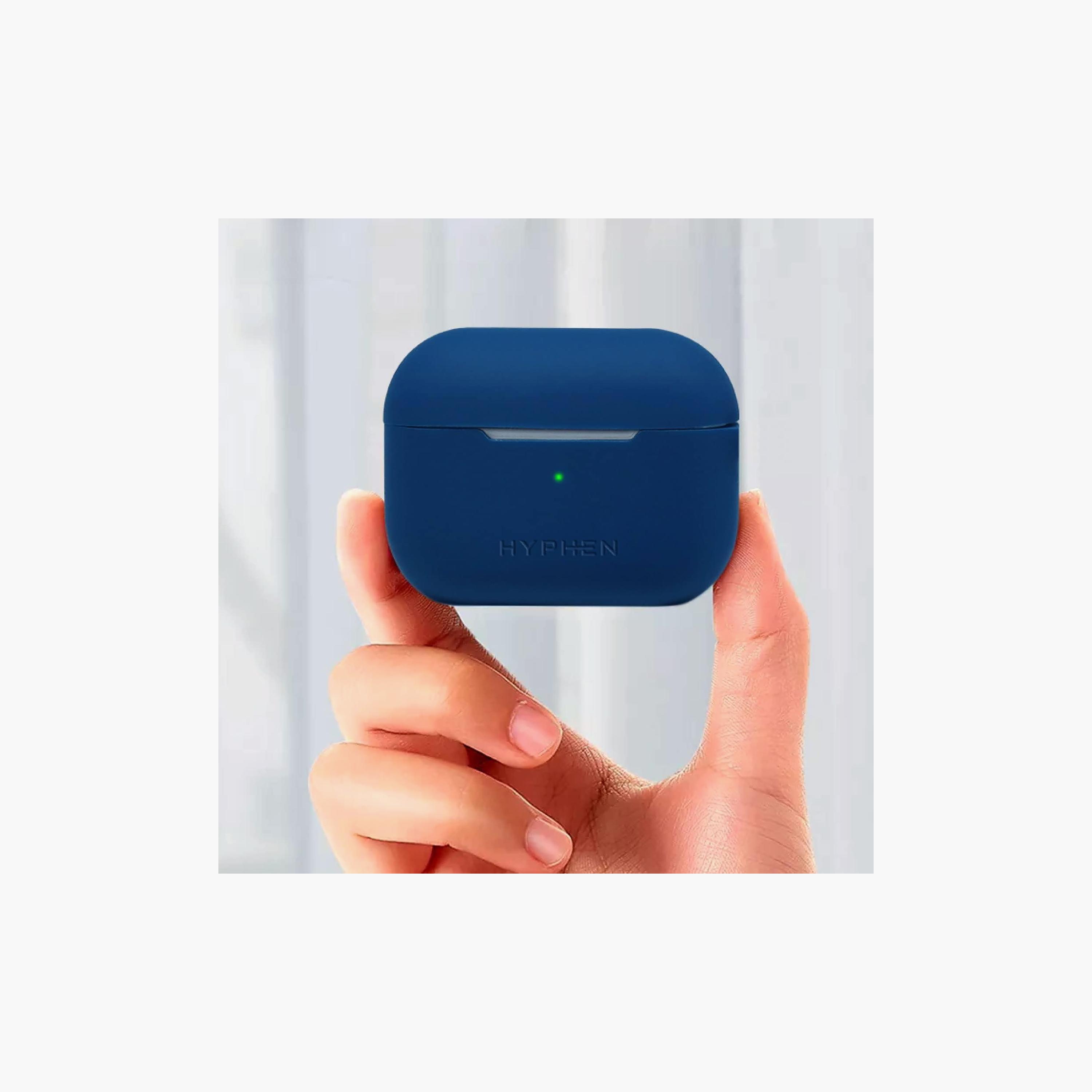 Hyphen Silicon Case for Apple Air Pods Pro 2nd Gen, Blue | HAC-SCP2BL6906-electronics-accessories-mobileaccesories-image-6