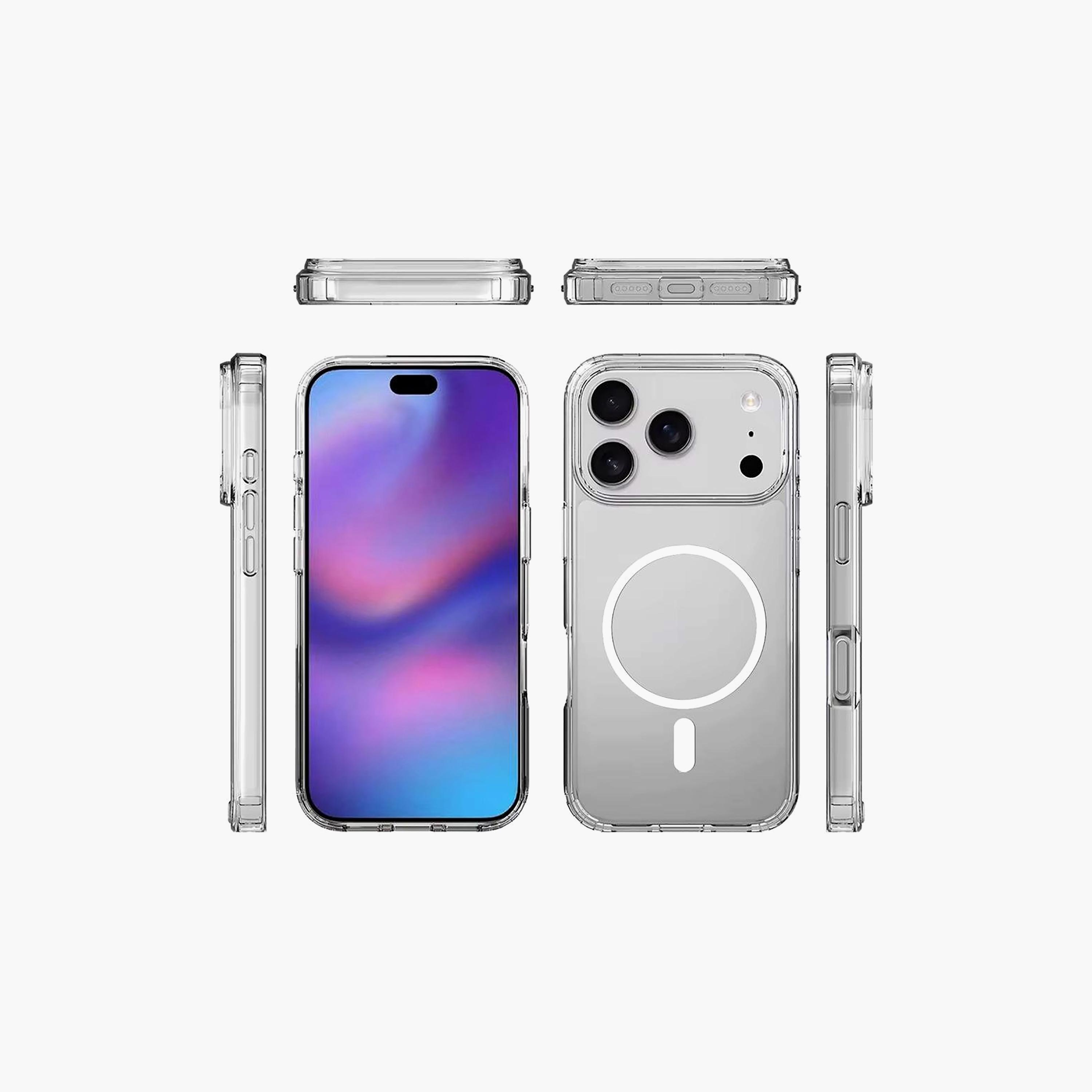 Max & Max iPhone 17 Pro Clear Case with Magsafe + Tempered Glass | MXIP17PRMCB-electronics-accessories-mobileaccesories-image-2