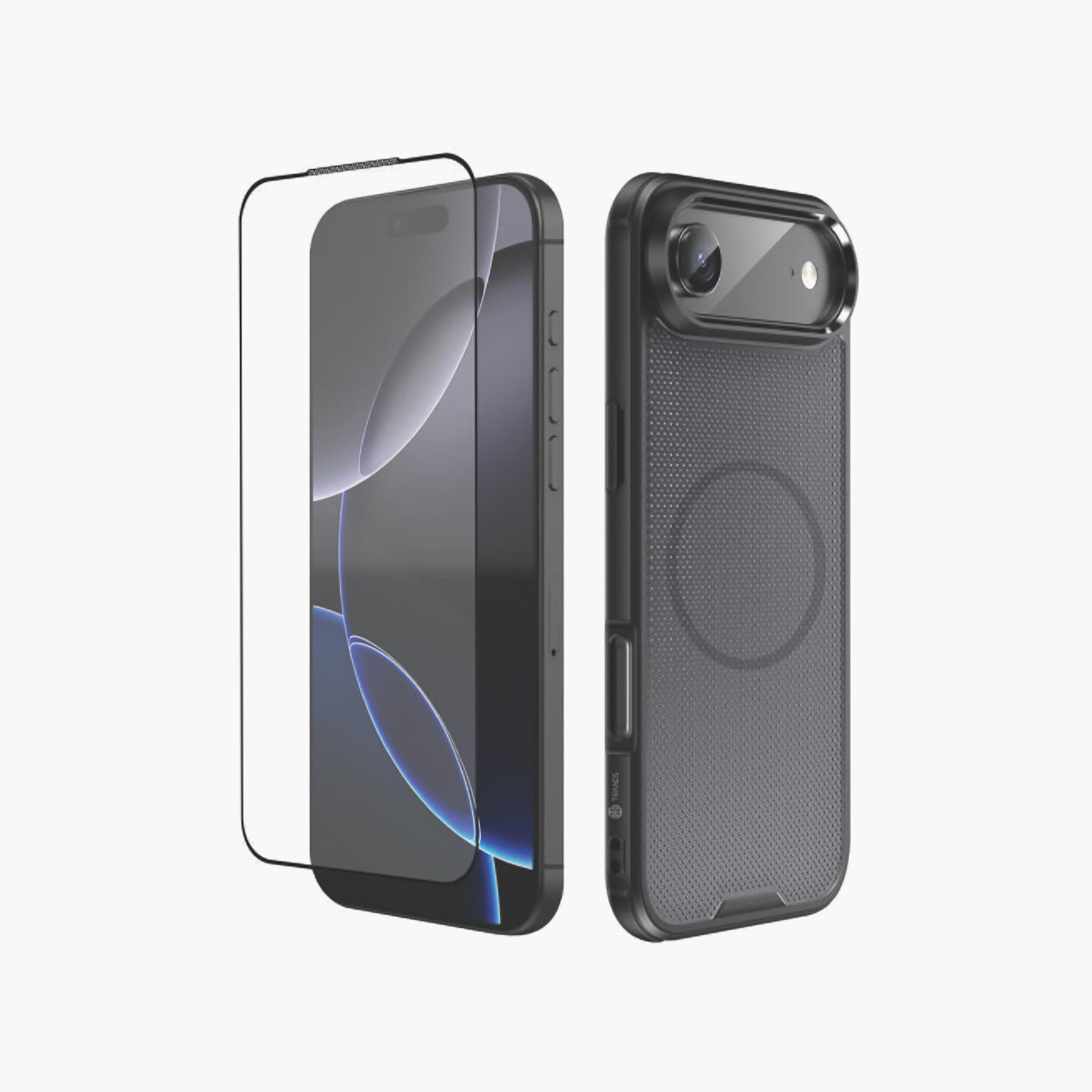 جراب مدرع مع زجاج حماية لهاتف آيفون 17 إير من تراندز-electronics-accessories-mobileaccesories-image-1