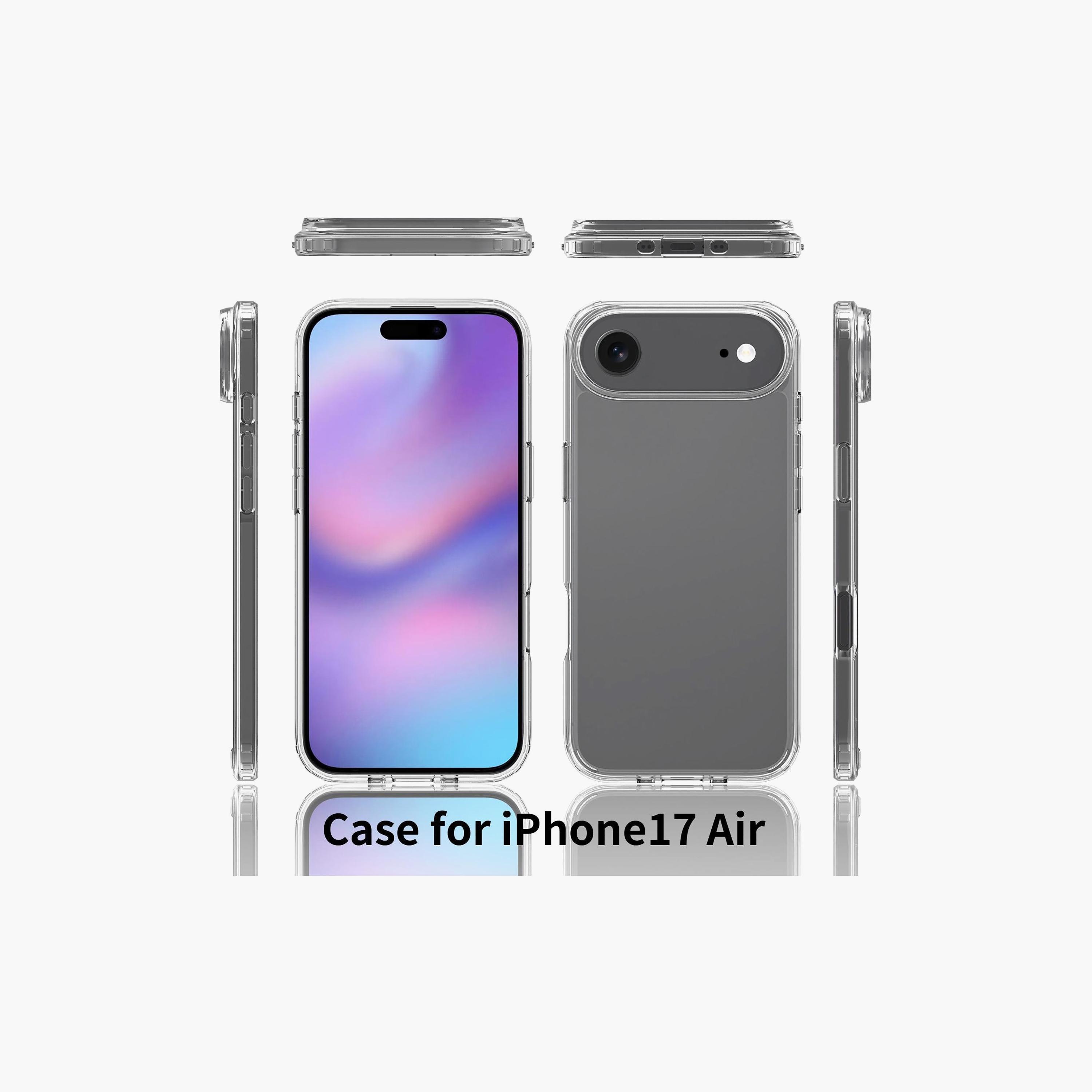 Trands iPhone 17 Air Hard Shell Clear Bumper Case | TR-CC1001-electronics-accessories-mobileaccesories-image-3