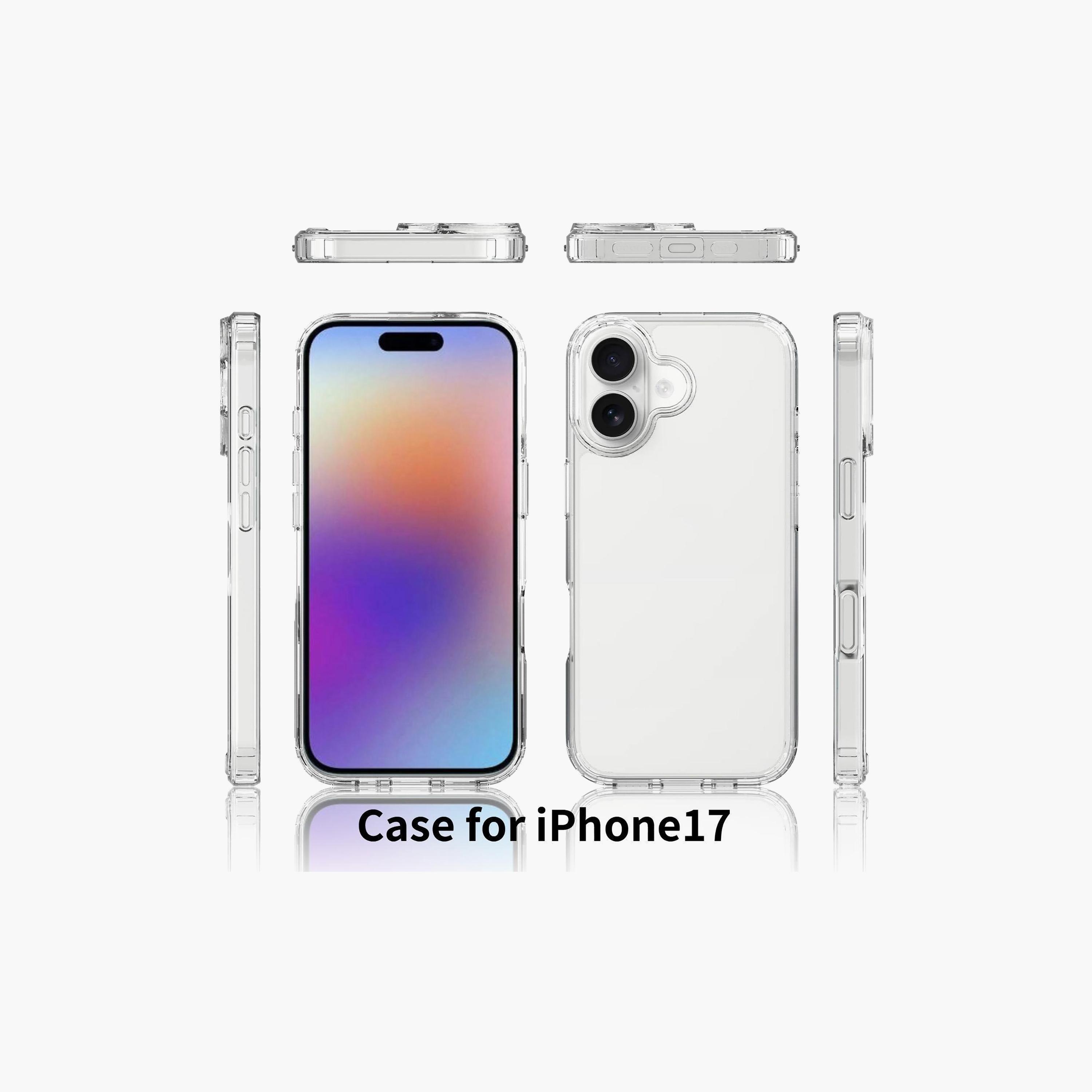 جراب "هارد شيل" شفاف لهاتف آيفون 17 من تراندز-electronics-accessories-mobileaccesories-image-3