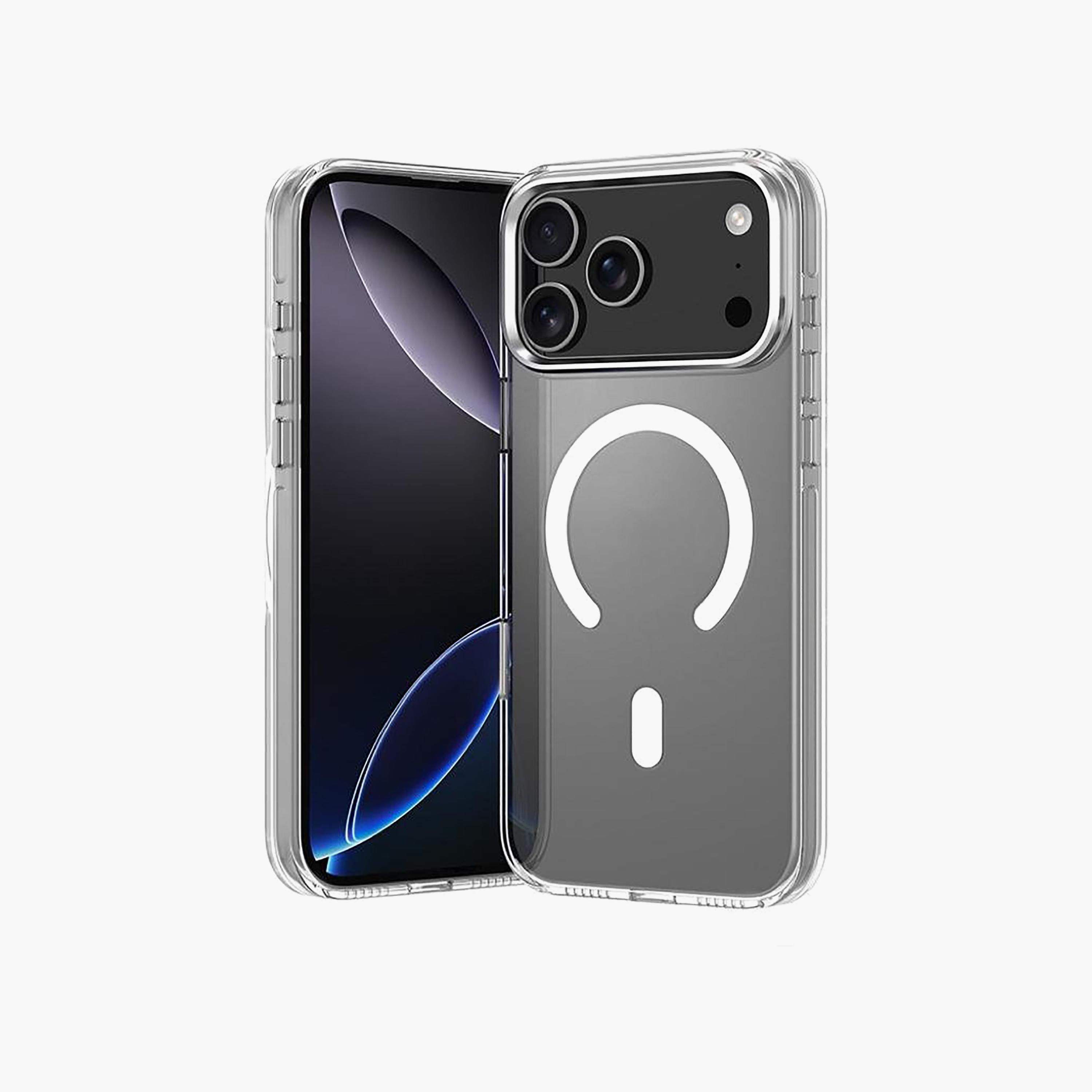 جراب "هارد شيل" شفاف لهاتف آيفون 17 برو من تراندز-electronics-accessories-mobileaccesories-image-2