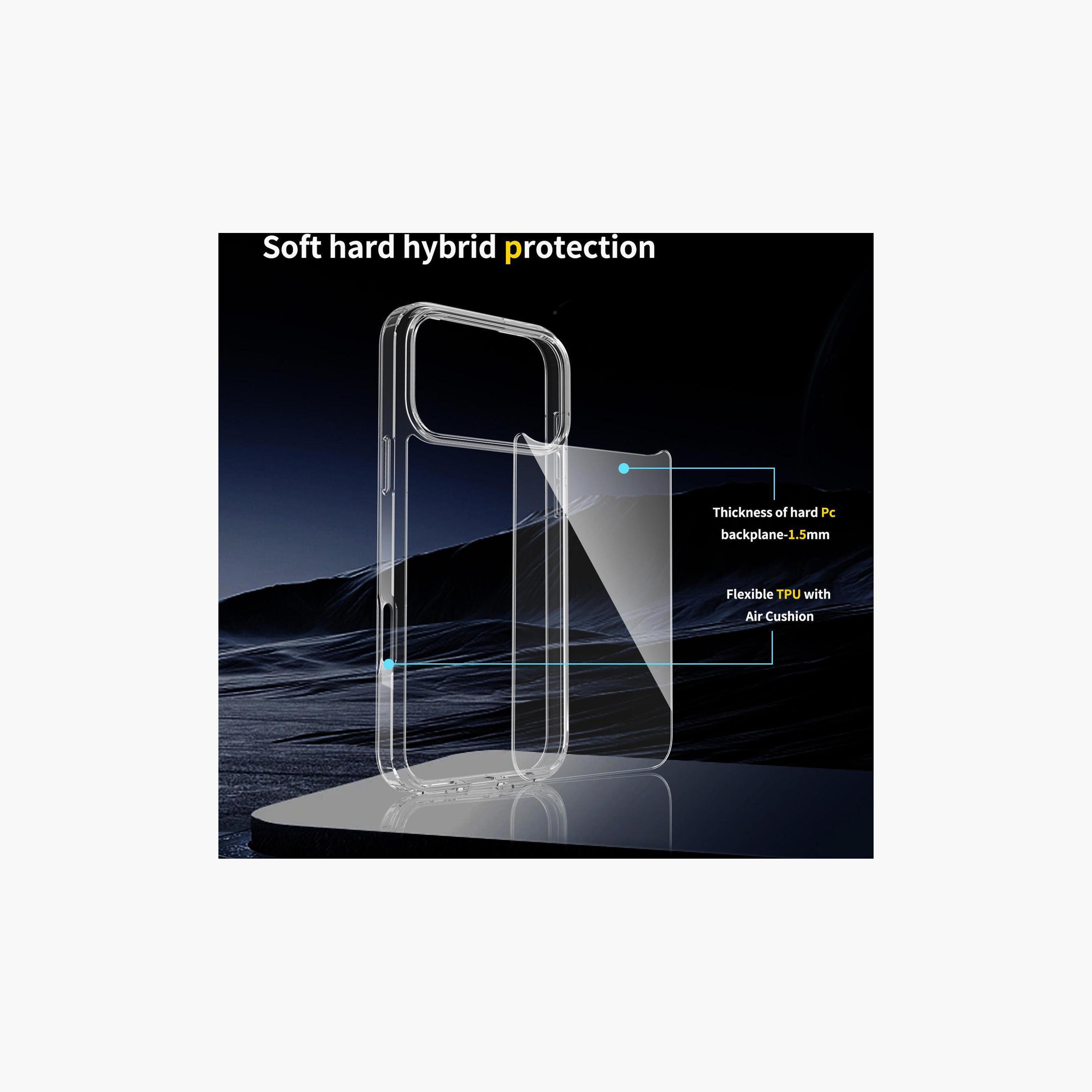 جراب "هارد شيل" شفاف لهاتف آيفون 17 برو من تراندز-electronics-accessories-mobileaccesories-image-4