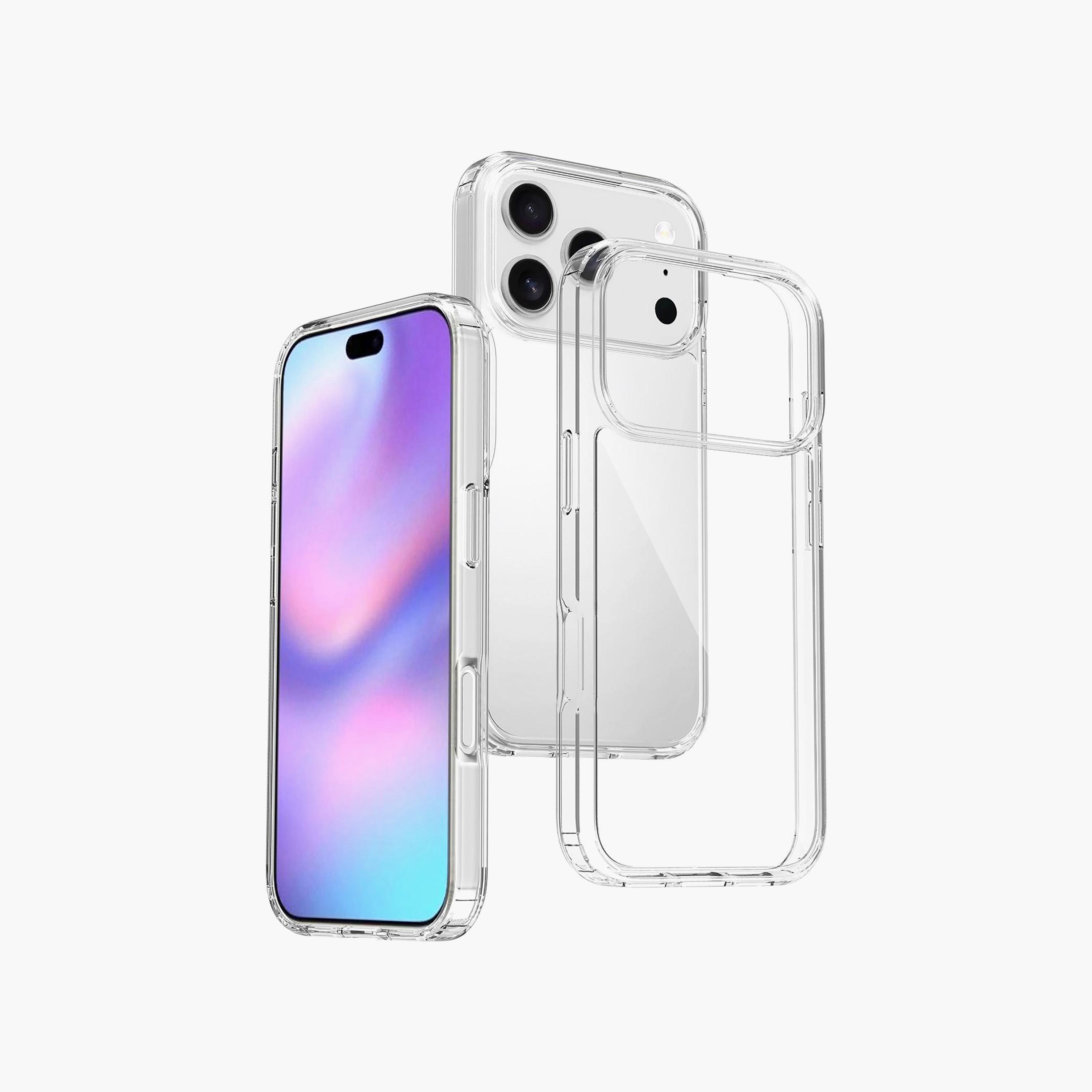 Trands iPhone 17 Pro Max Hard Shell Clear Bumper Case | TR-CC1003-electronics-accessories-mobileaccesories-image-1