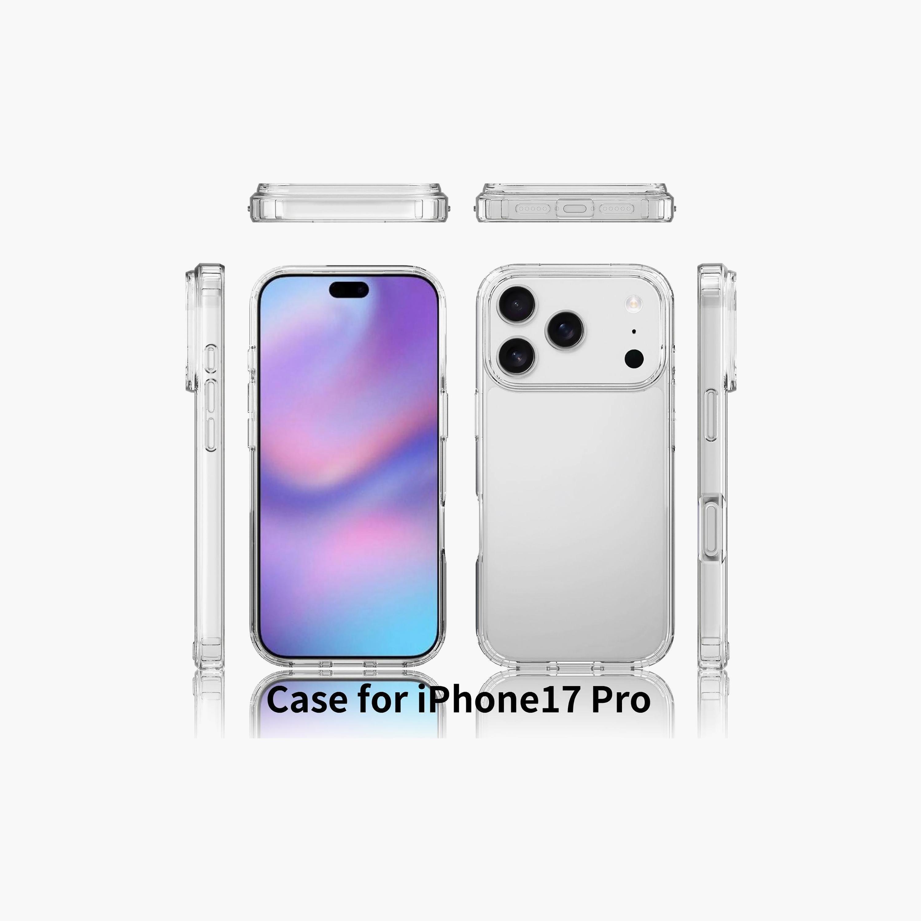 Trands iPhone 17 Pro Max Hard Shell Clear Bumper Case | TR-CC1003-electronics-accessories-mobileaccesories-image-3