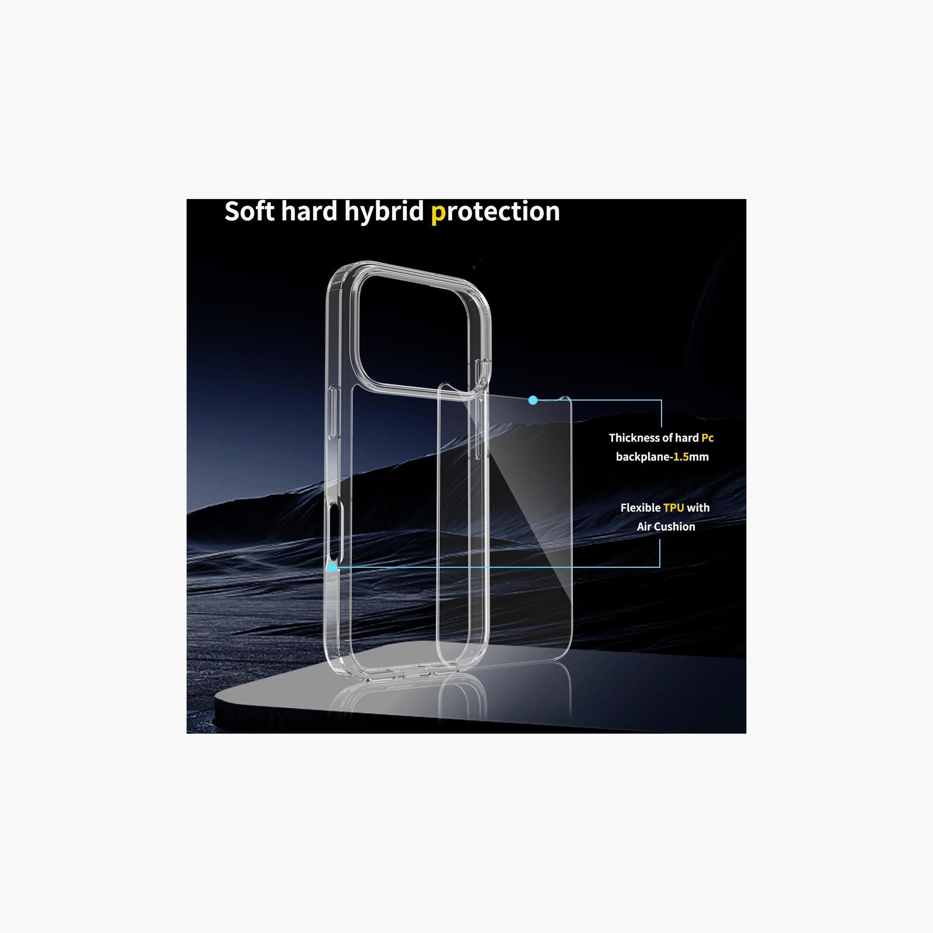Trands iPhone 17 Pro Max Hard Shell Clear Bumper Case | TR-CC1003-electronics-accessories-mobileaccesories-image-4