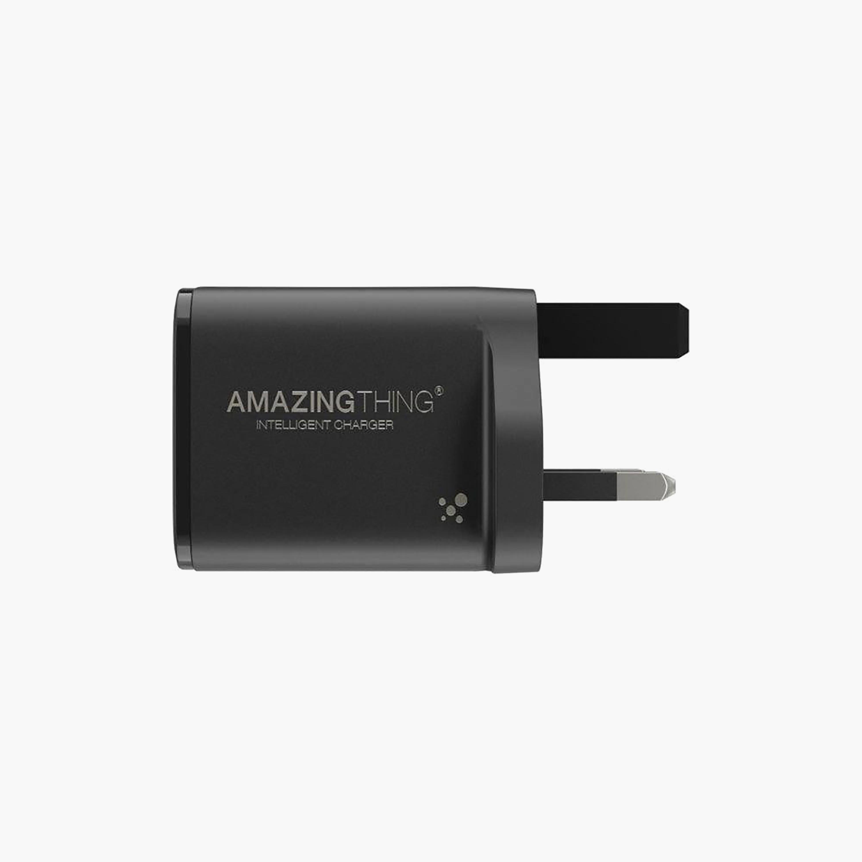 شاحن "سوبريم برو" بمنفذ مزدوج قوة 20 واط - أسود من أمايزينج ثينج-electronics-accessories-mobileaccesories-image-2