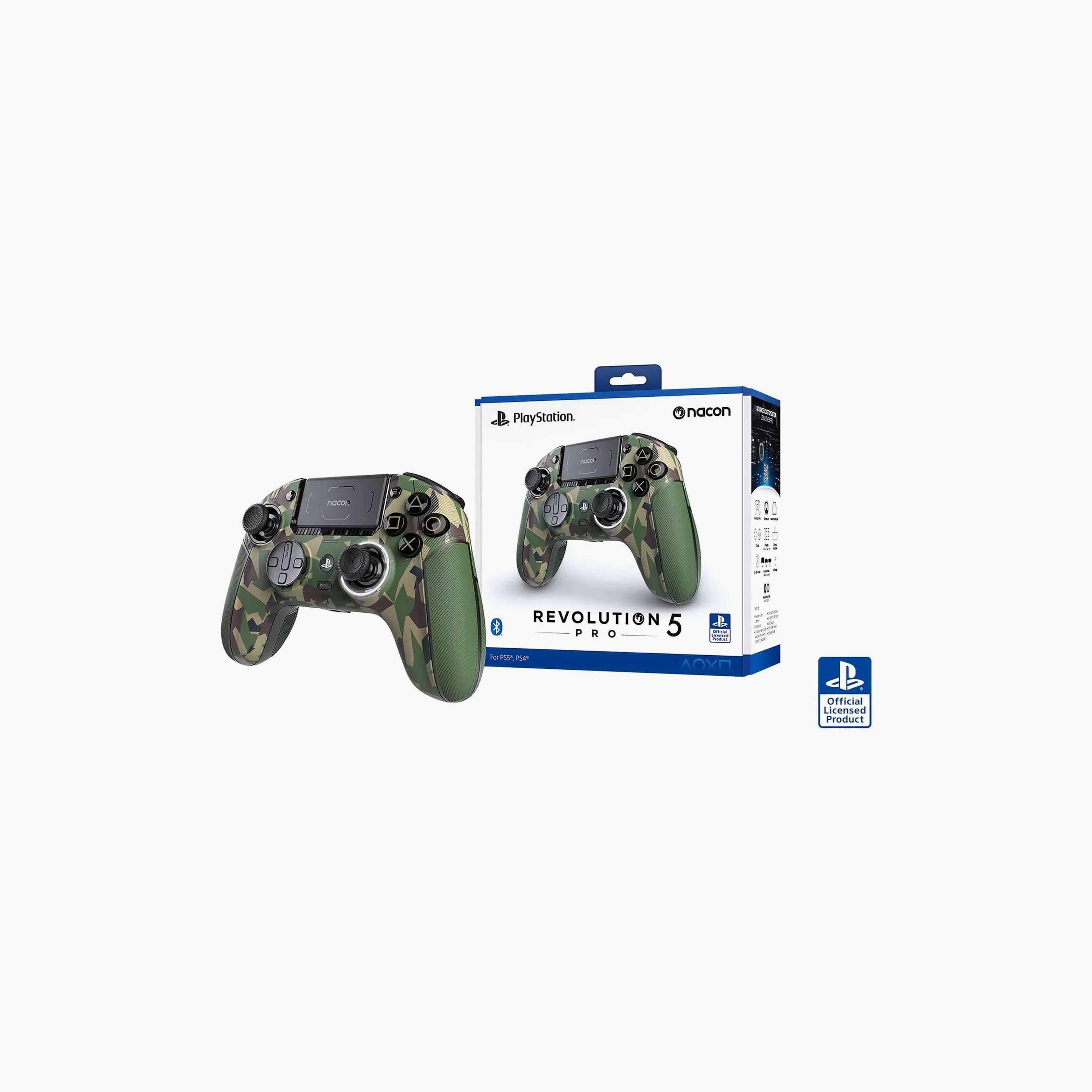 وحدة تحكم لاسلكية "ريفولوشن 5 برو" إصدار "فورست كامو" لجهاز PS5 من ناكون-electronics-gamesandconsoles-image-4