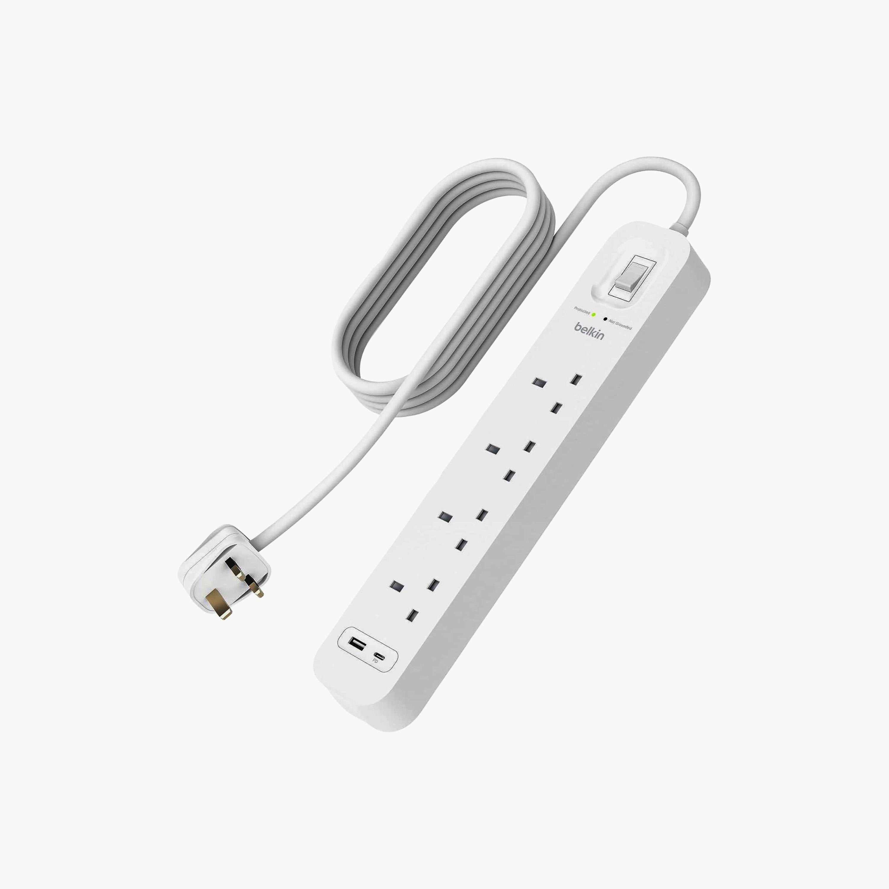 مشترك كهرباء رباعي المنافذ بقوة 18 واط من بيلكن-electronics-portabledevices-image-1