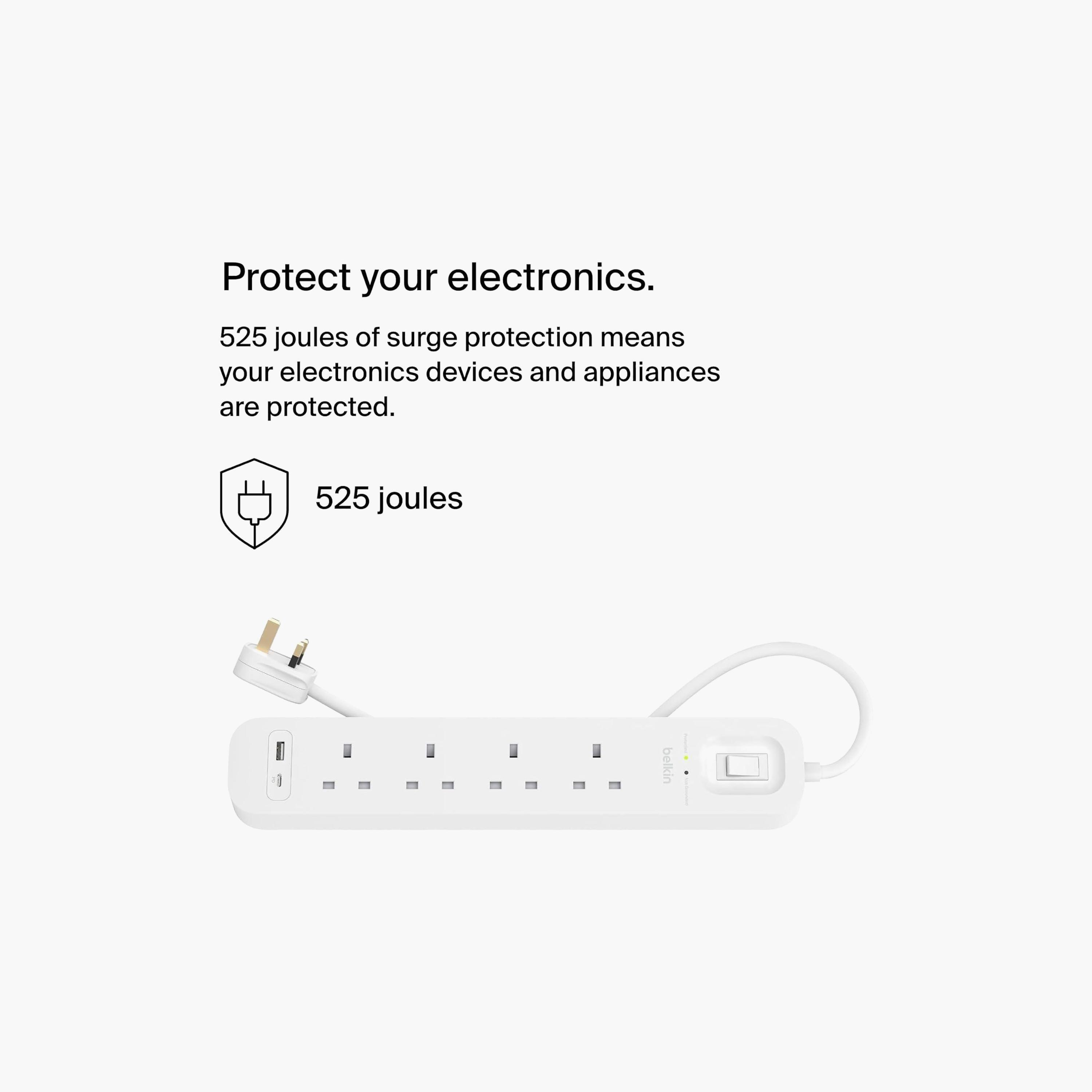 مشترك كهرباء رباعي المنافذ بقوة 18 واط من بيلكن-electronics-portabledevices-image-2