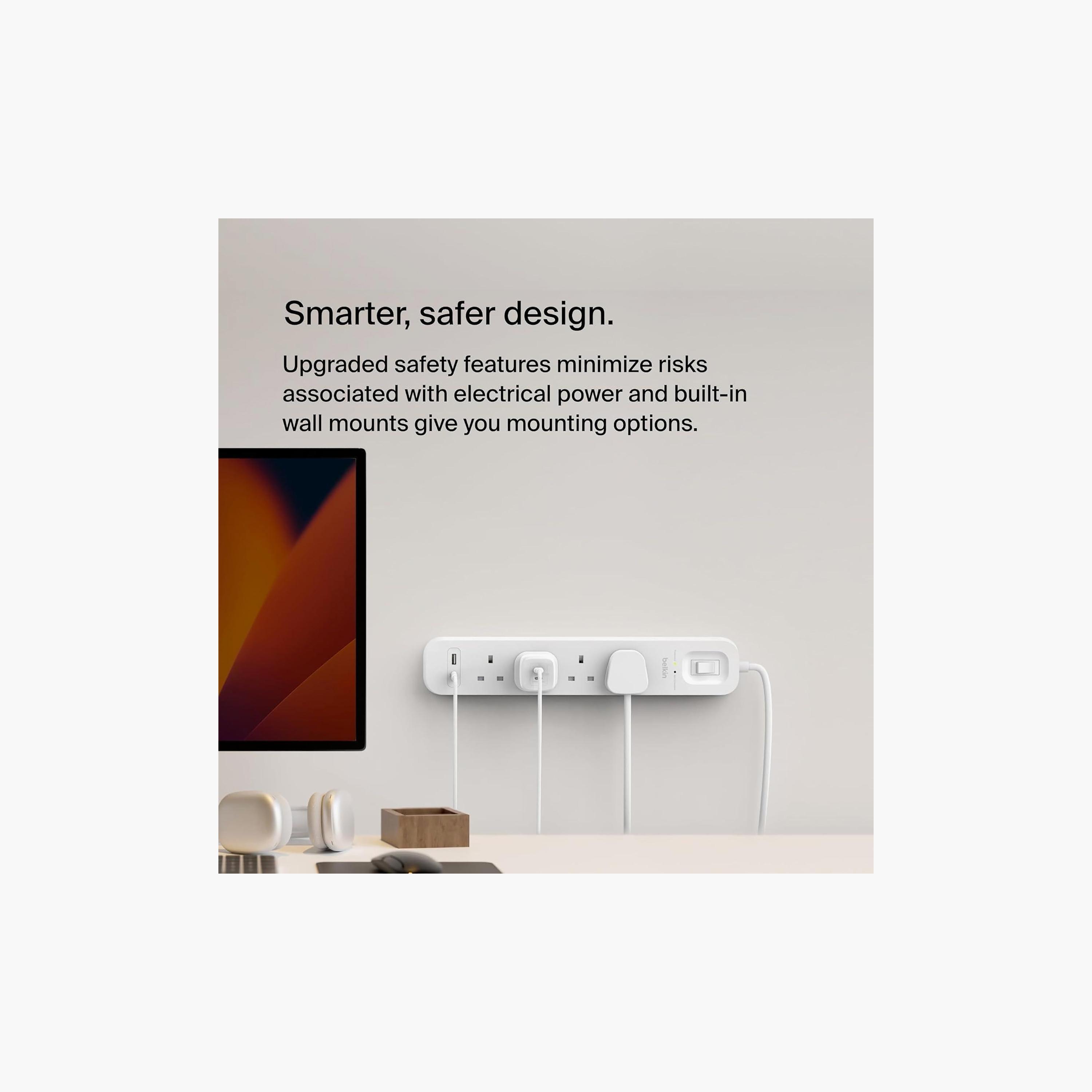 مشترك كهرباء رباعي المنافذ بقوة 18 واط من بيلكن-electronics-portabledevices-image-5