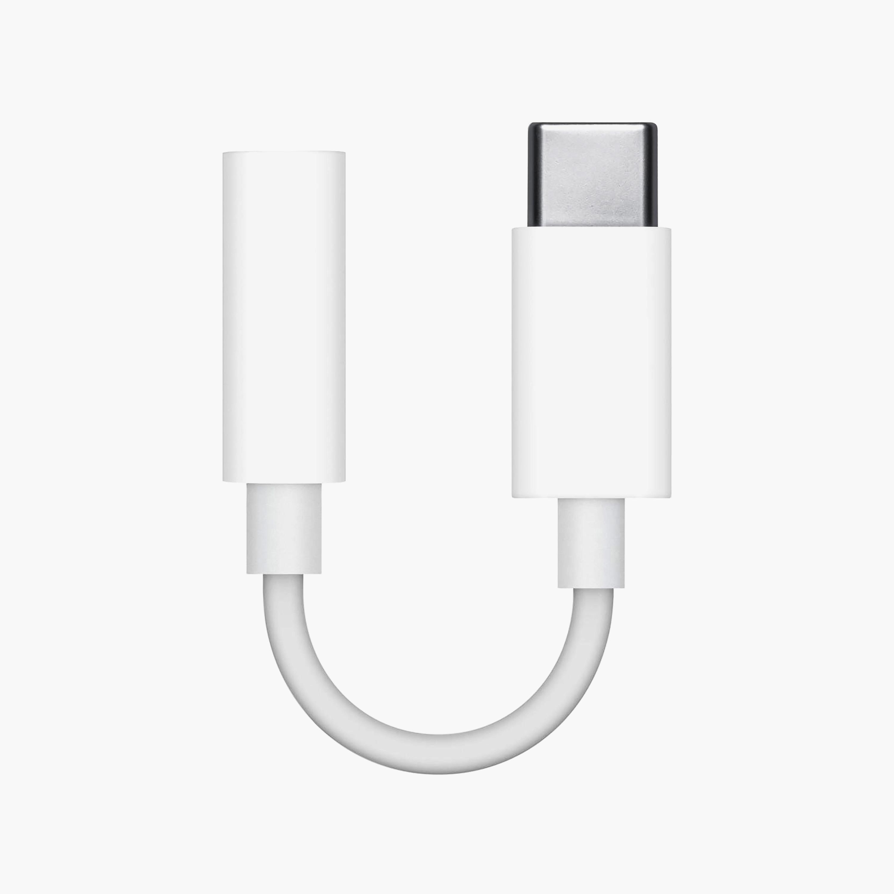 محول "USB-C" إلى منفذ سماعات 3.5 ملم - أبيض من أبل-electronics-accessories-mobileaccesories-image-2