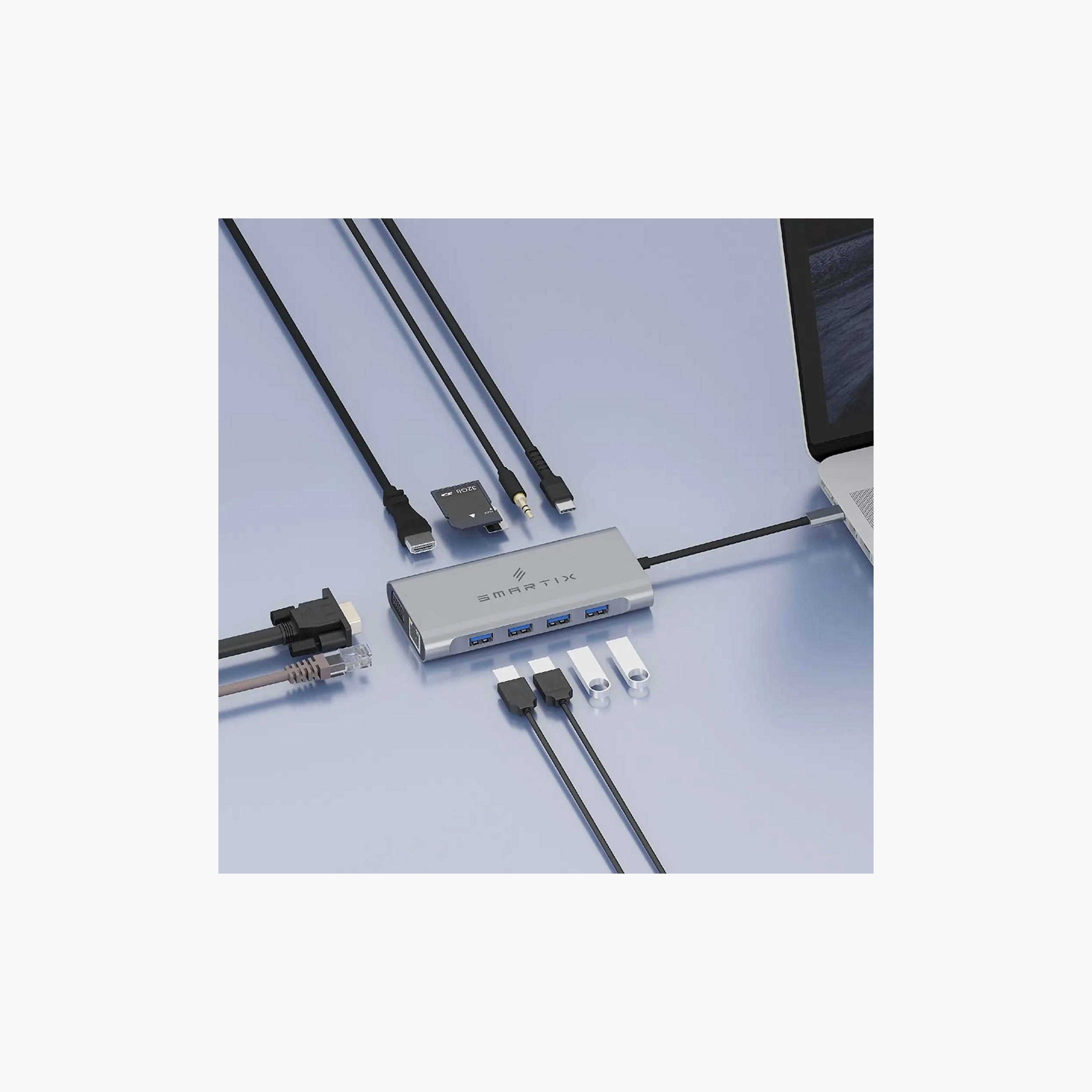 Smartix Premium 11 in 1 Hub | SMHBC11-electronics-accessories-computeraccesories-image-3