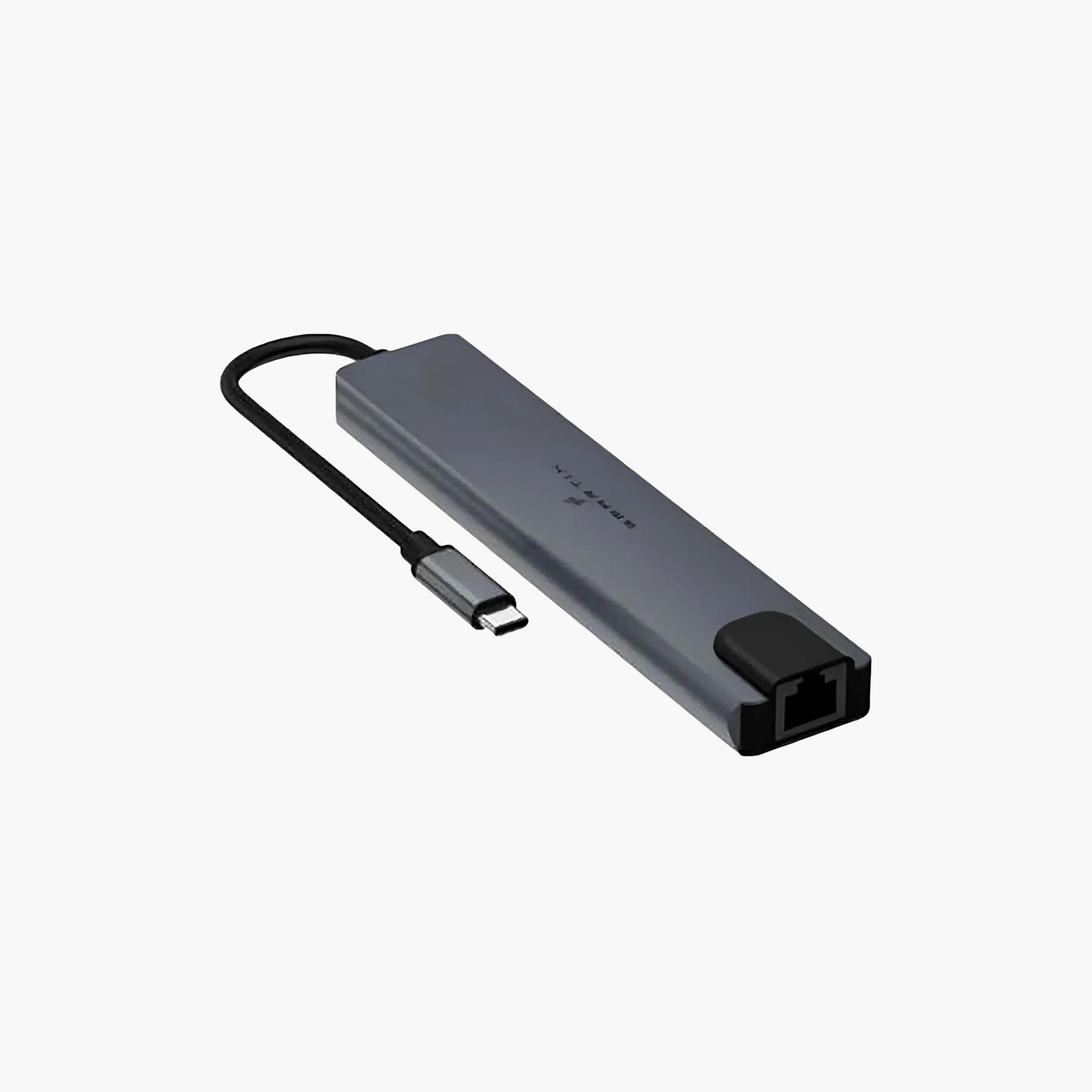 موصل "هب" بريميوم 8 في 1 منفذ "USB-C" - رمادي من سمارتكس-electronics-accessories-computeraccesories-image-5