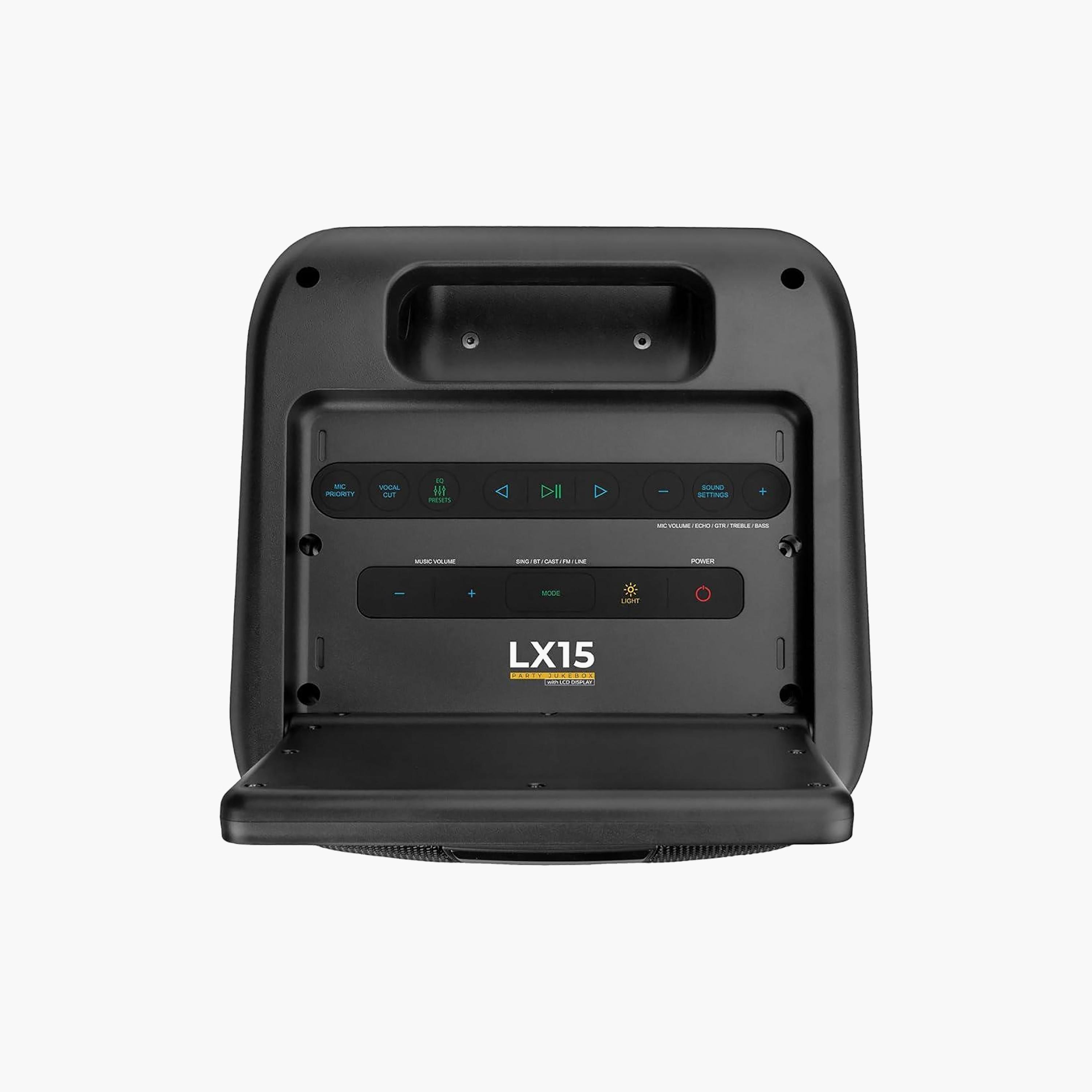 Platinum Party Jukebox Karaoke System with 8 inch LCD Display Black-electronics-speakers-image-3
