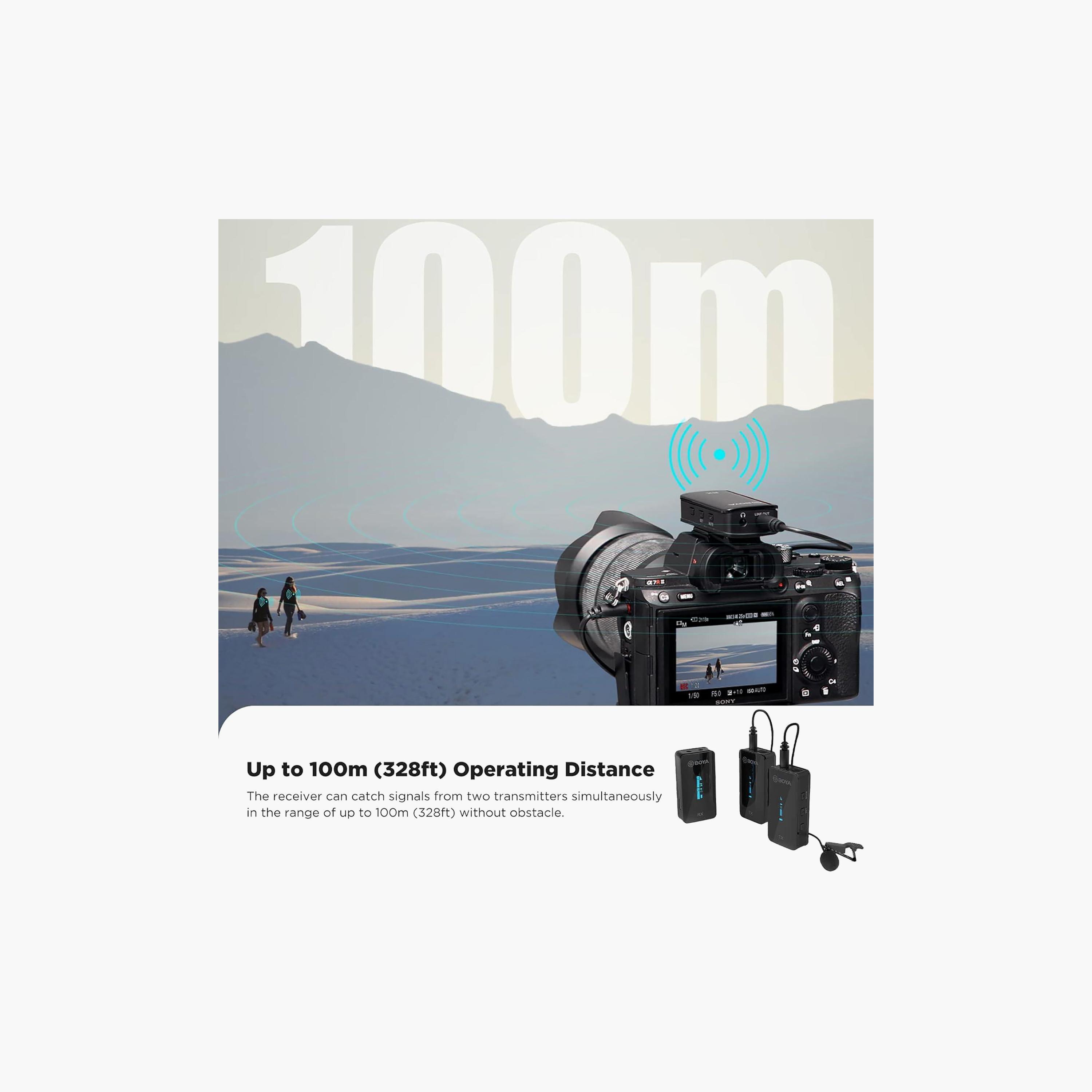 Boya 2.4GHz Dual Channel Ultra-Compact Wireless Microphone | BY-XM6-S2-electronics-accessories-mobileaccesories-image-5