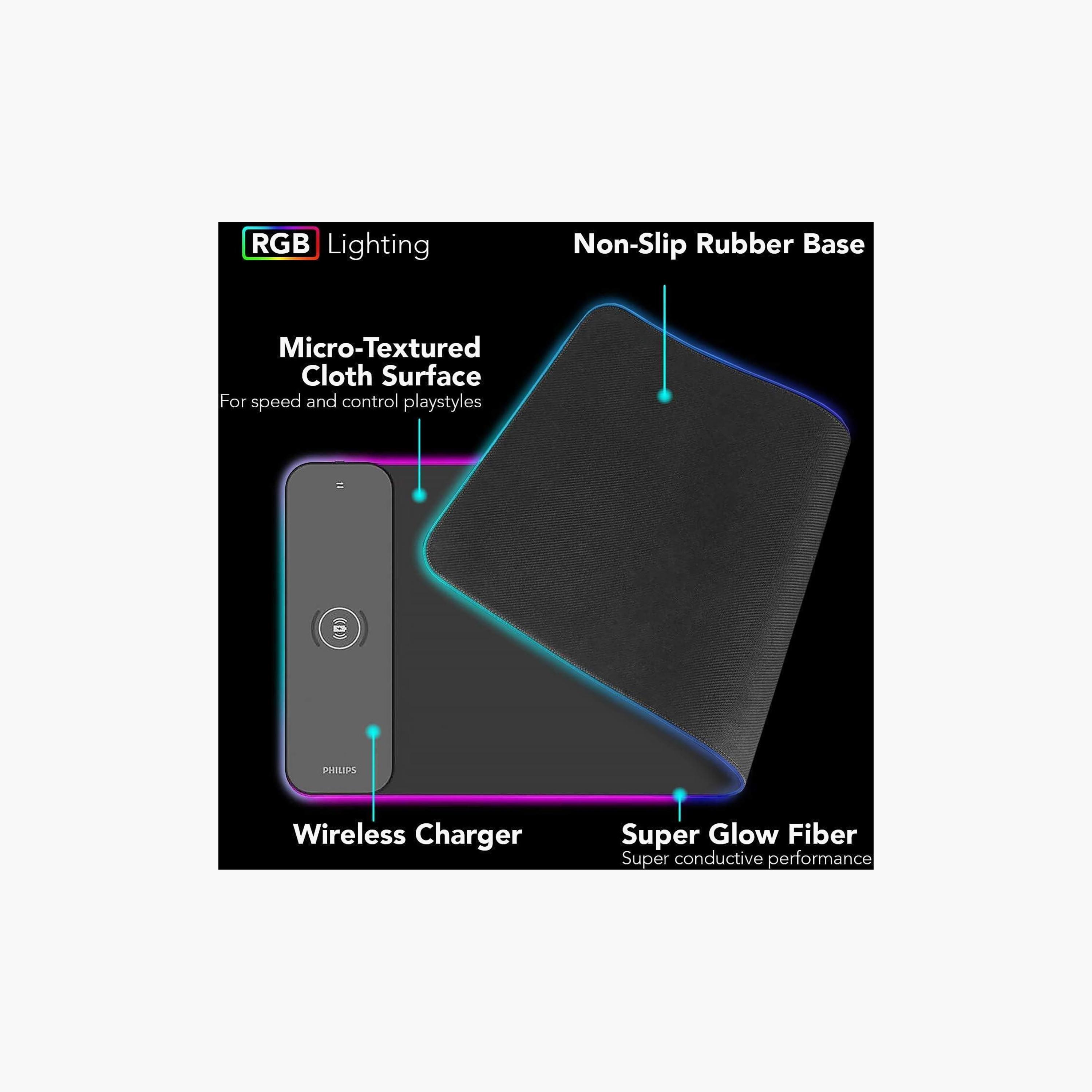 Philips RGB Mouse Pad with Wireless Charging Large | SPL7604-electronics-accessories-computeraccesories-image-4