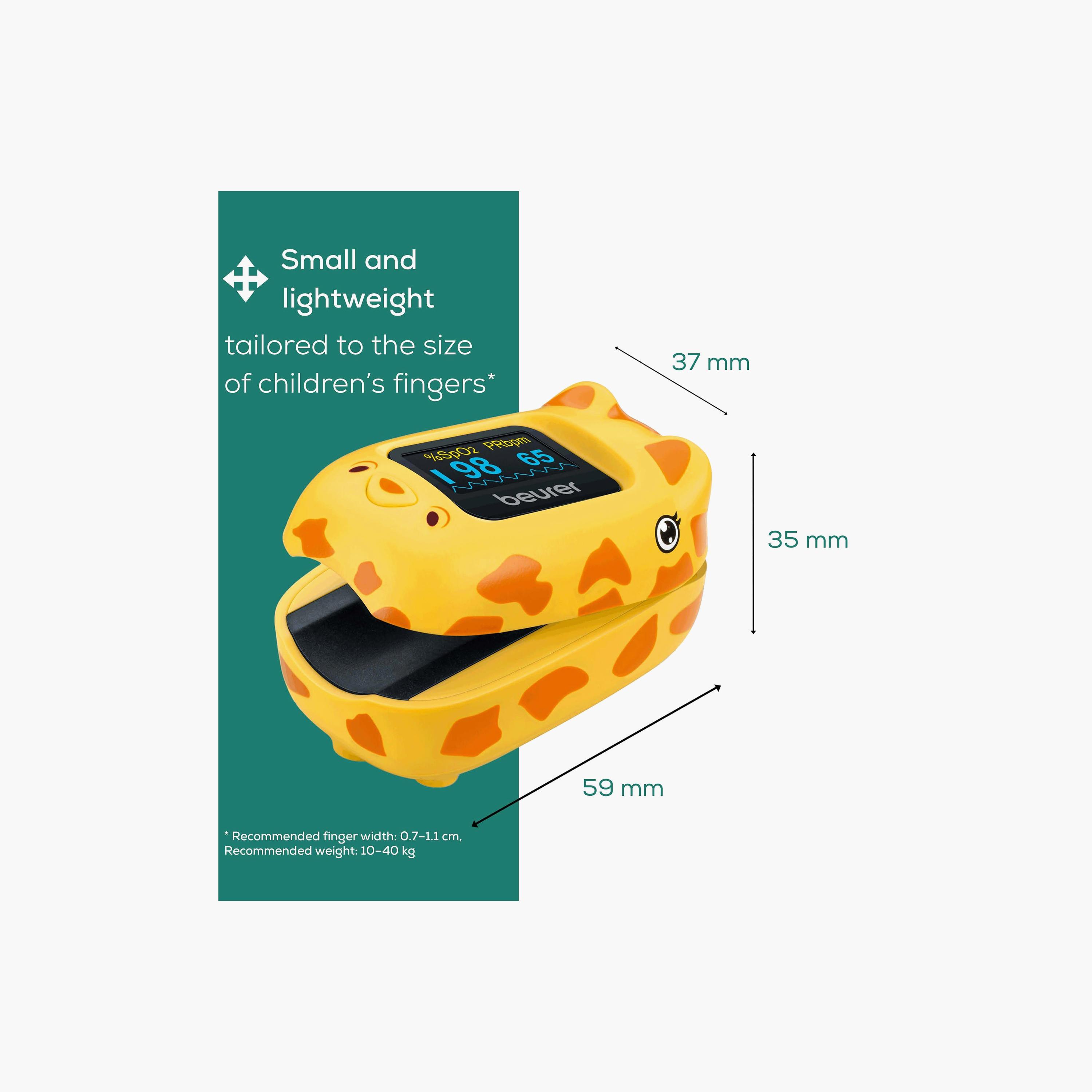Beurer Kids Pulse Oximeter Multi Color | PO13-electronics-portabledevices-image-3