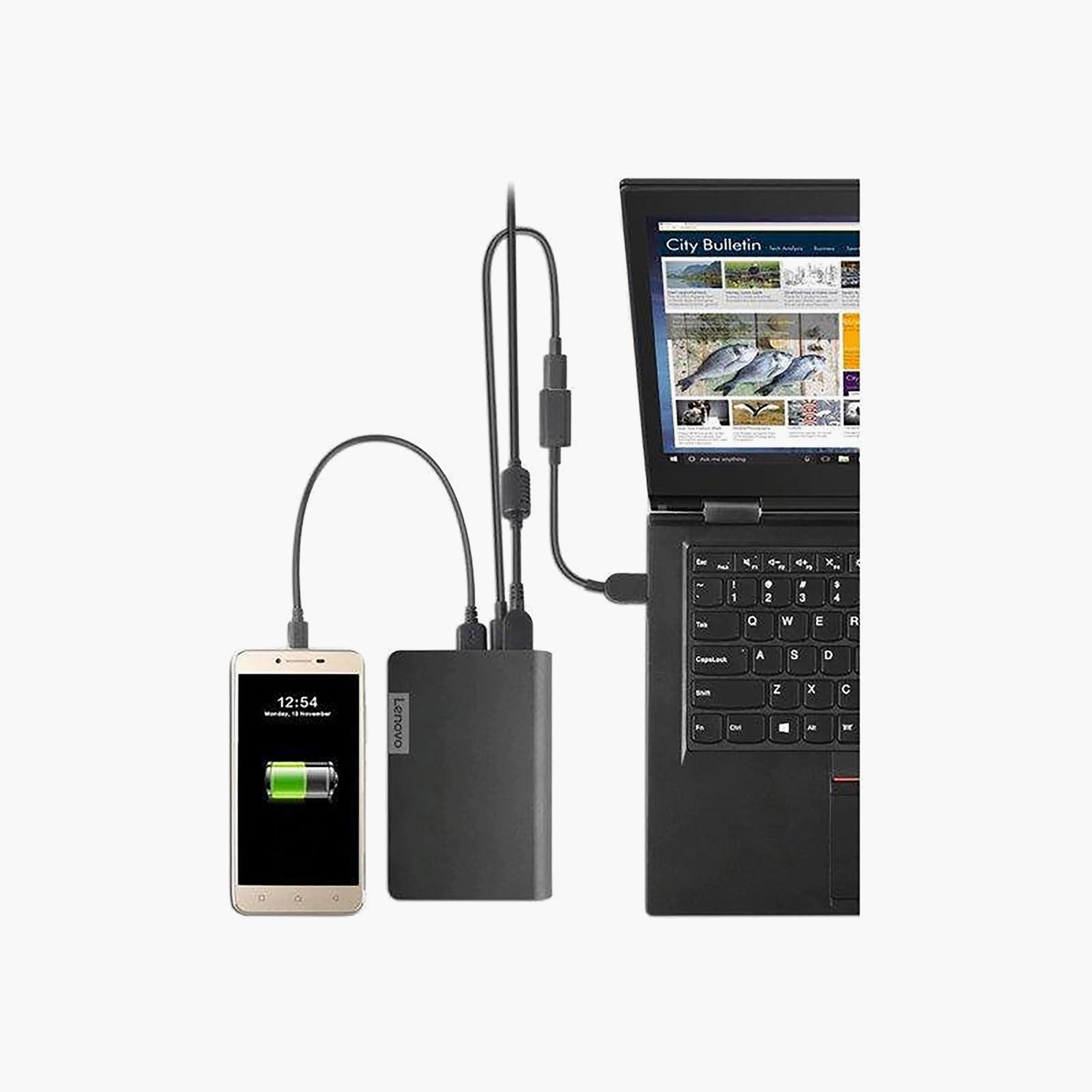 Lenovo USB-C Laptop Power Bank 14000mAh Black | G0A3140CWW-electronics-accessories-mobileaccesories-image-5