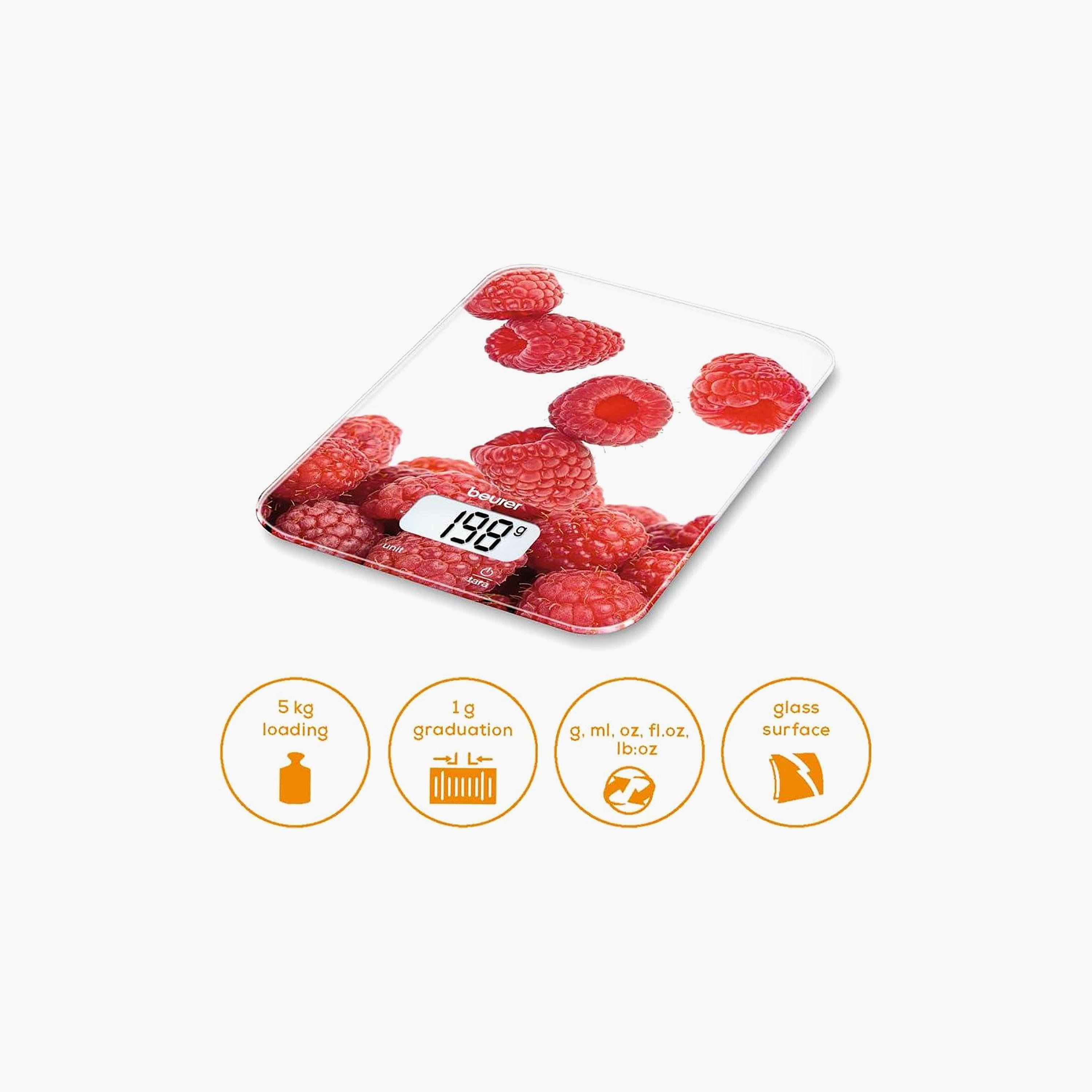 Beurer Glass Kitchen Scale Berry | KS19-electronics-portabledevices-image-4