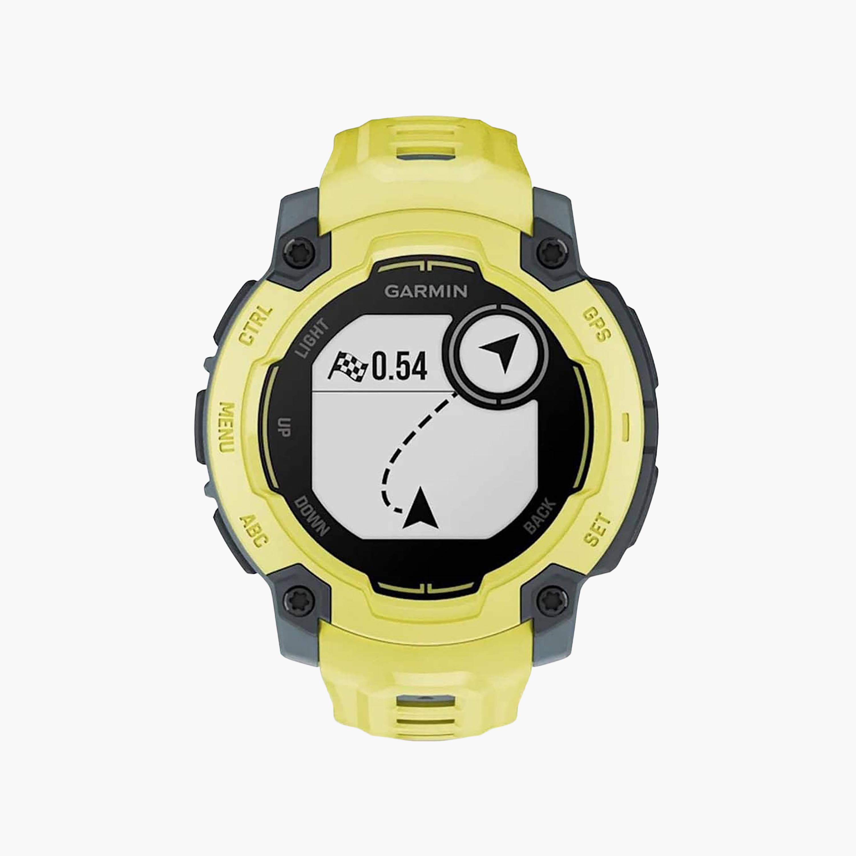 ساعة جارمين "إنستينكت إي" الذكية - أخضر ليموني مع سوار تويلايت-men-watchesandjewellery-watches-image-6