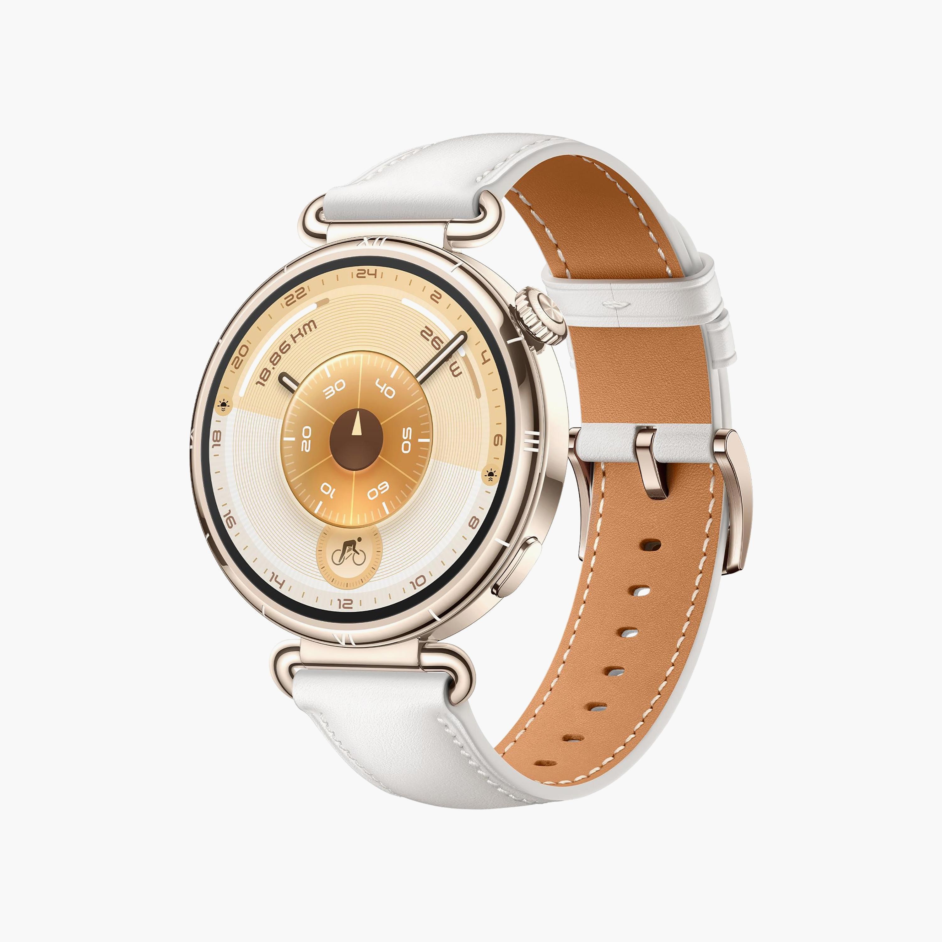 Huawei Konsu White Composite Leather Strap 41mm | GT6 41MM-men-watchesandjewellery-watches-image-2