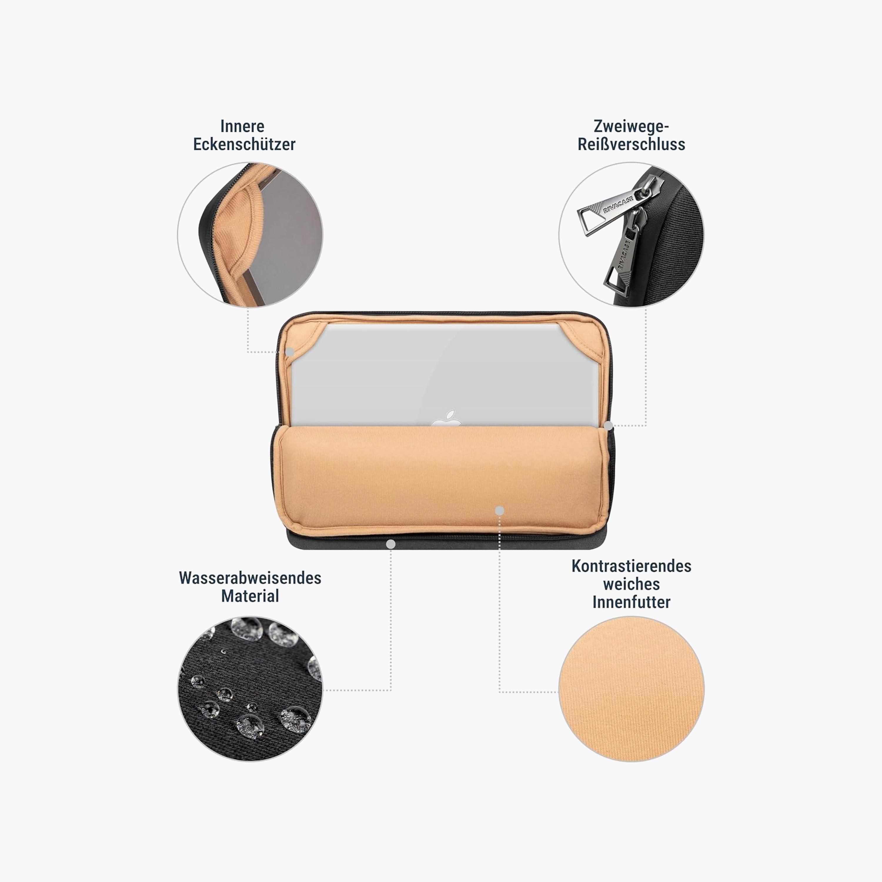 Rivacase Clark-Eco Macbook Air 15 Sleeve | 8115-school-bagsandbackpacks-backpacks-image-4