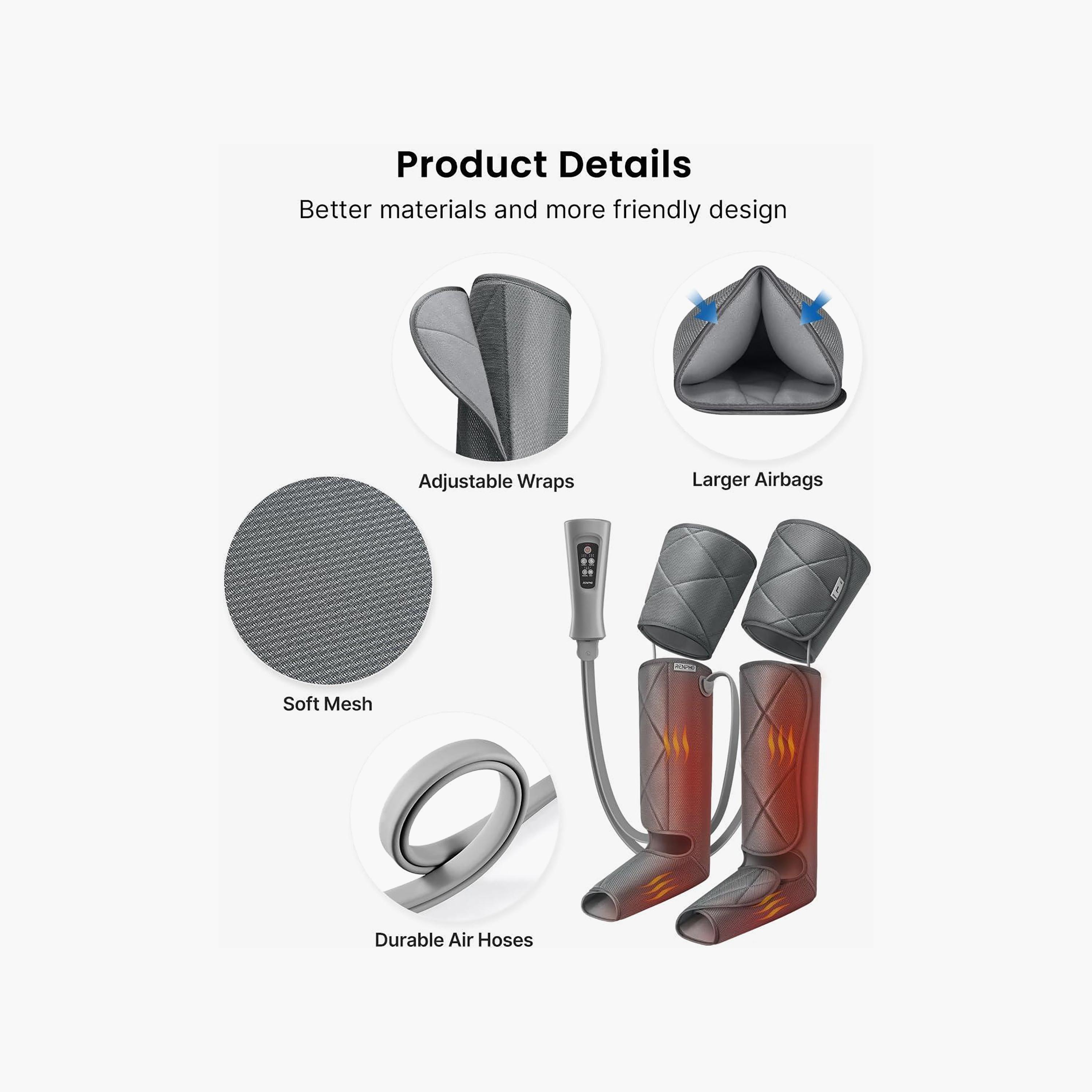 جهاز مساج للأرجل - رمادي من رينفو-beautyandpersonalcare-appliances-massagetools-image-4
