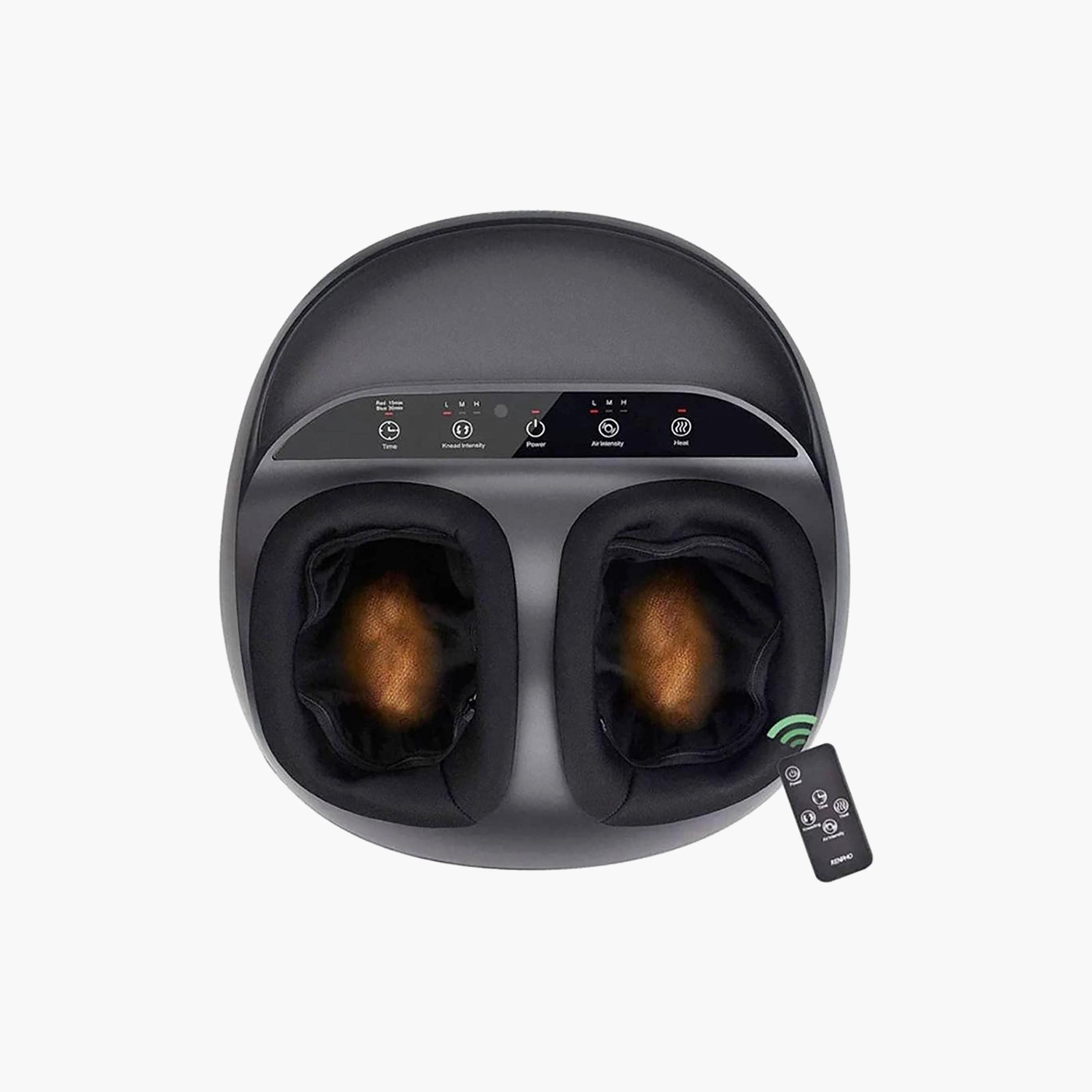 Renpho Shiatsu 3D Kneading Foot Massager With Heat Remote Control Black | RF-FM059R-BK-beautyandpersonalcare-appliances-massagetools-image-1