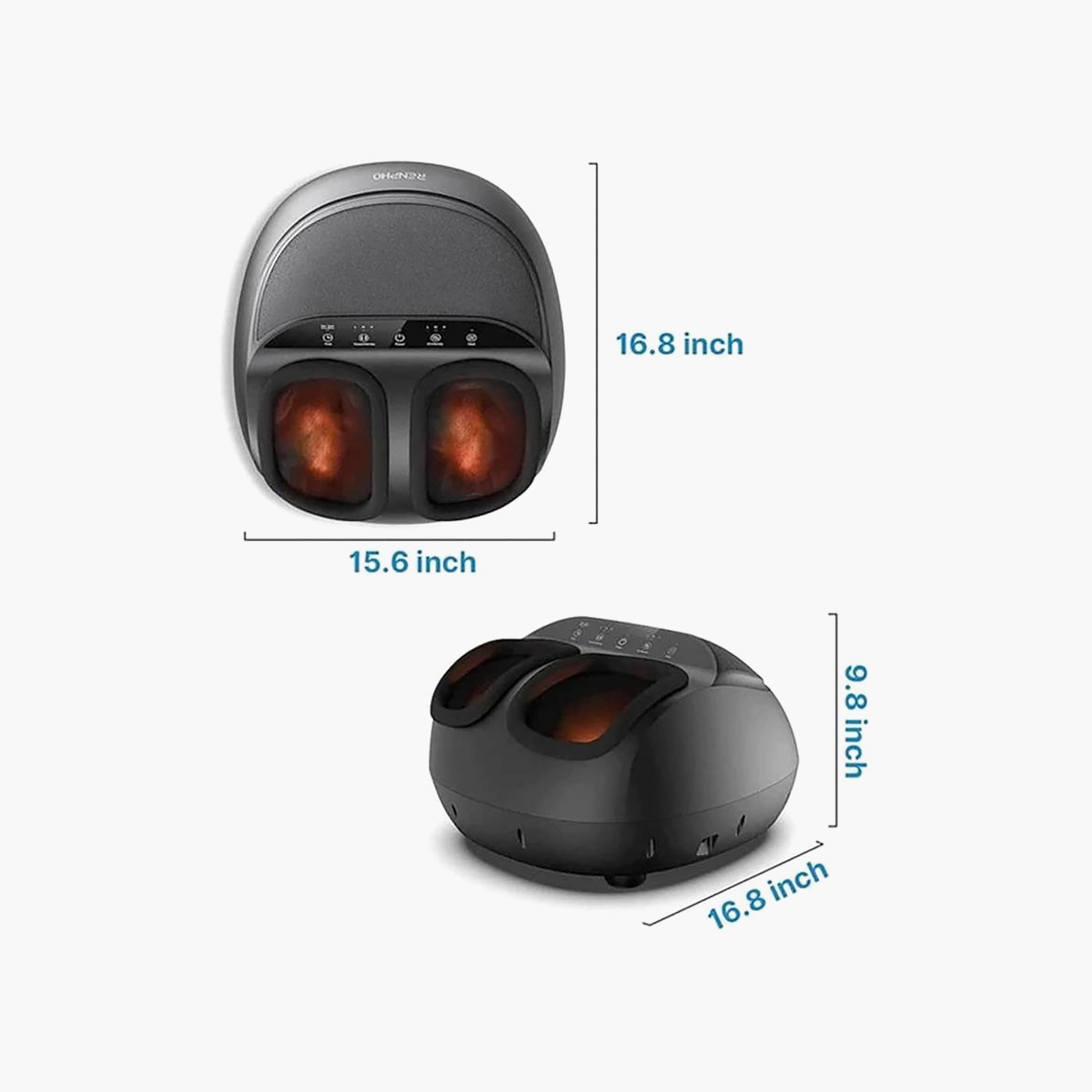 Renpho Shiatsu 3D Kneading Foot Massager With Heat Remote Control Black | RF-FM059R-BK-beautyandpersonalcare-appliances-massagetools-image-5