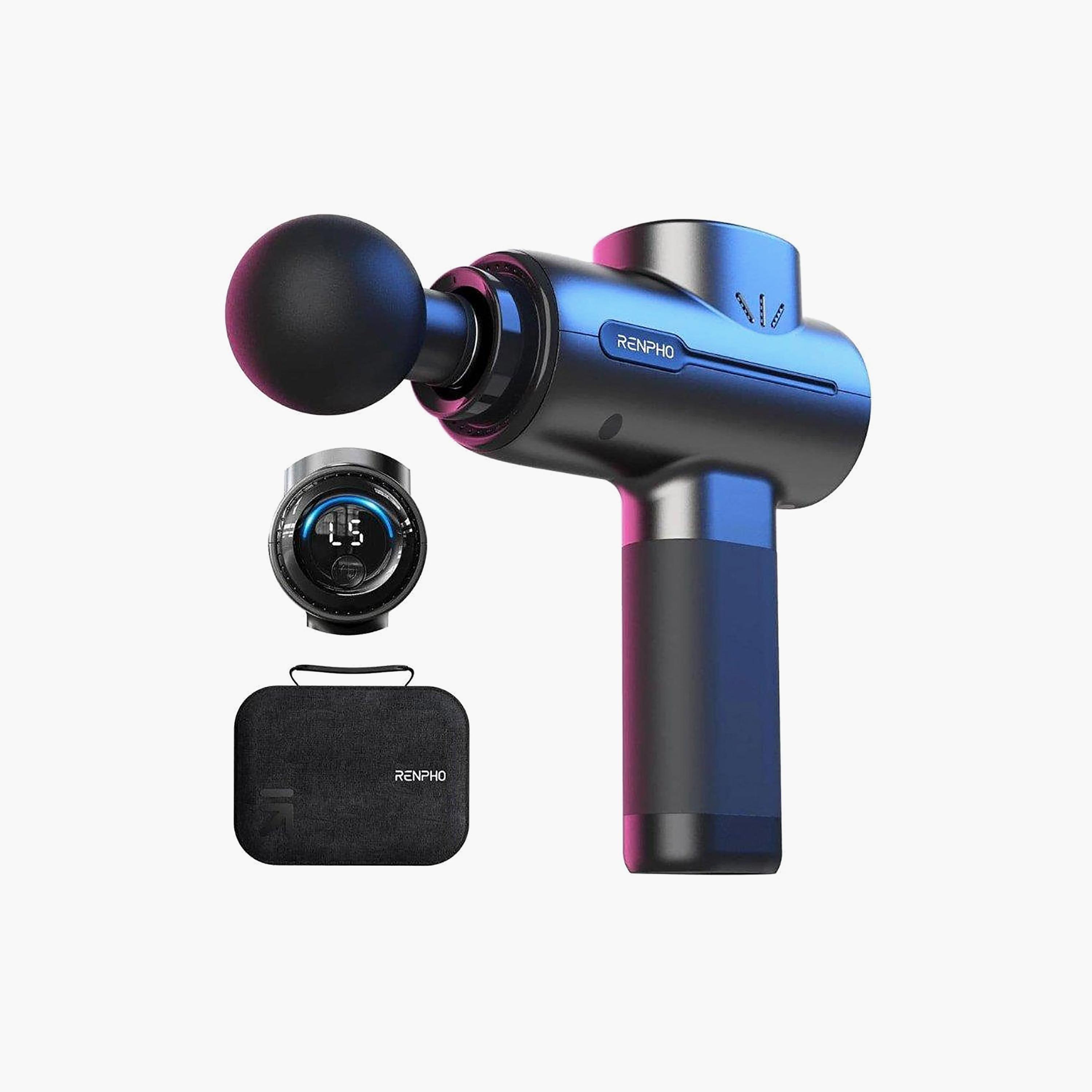 جهاز مساج "جن مساجر" قابل لإعادة الشحن - أسود من رينفو-beautyandpersonalcare-appliances-massagetools-image-1