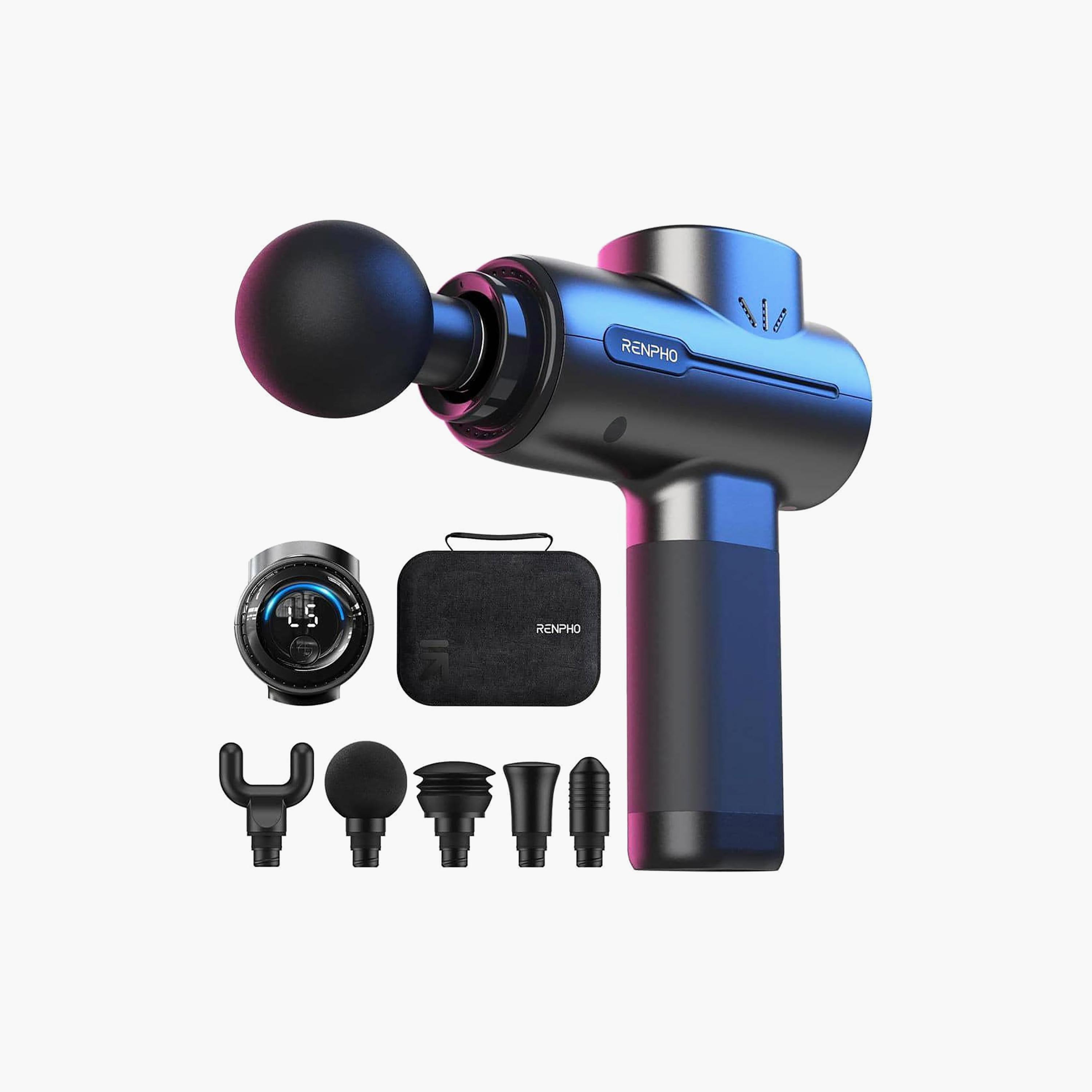 جهاز مساج "جن مساجر" قابل لإعادة الشحن - أسود من رينفو-beautyandpersonalcare-appliances-massagetools-image-2