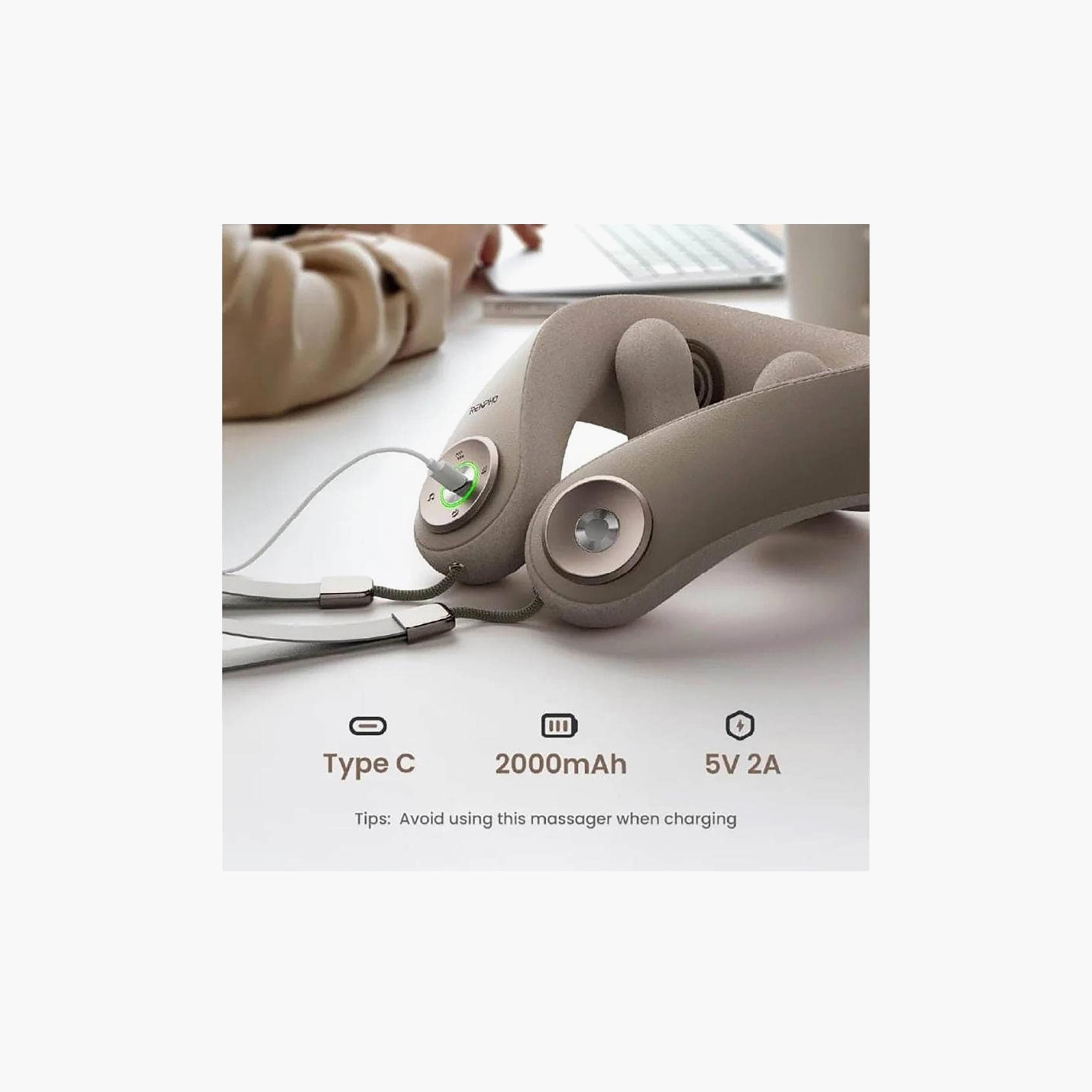 Renpho 6D Neck Massager Gray | R-L001-GY-beautyandpersonalcare-appliances-massagetools-image-4