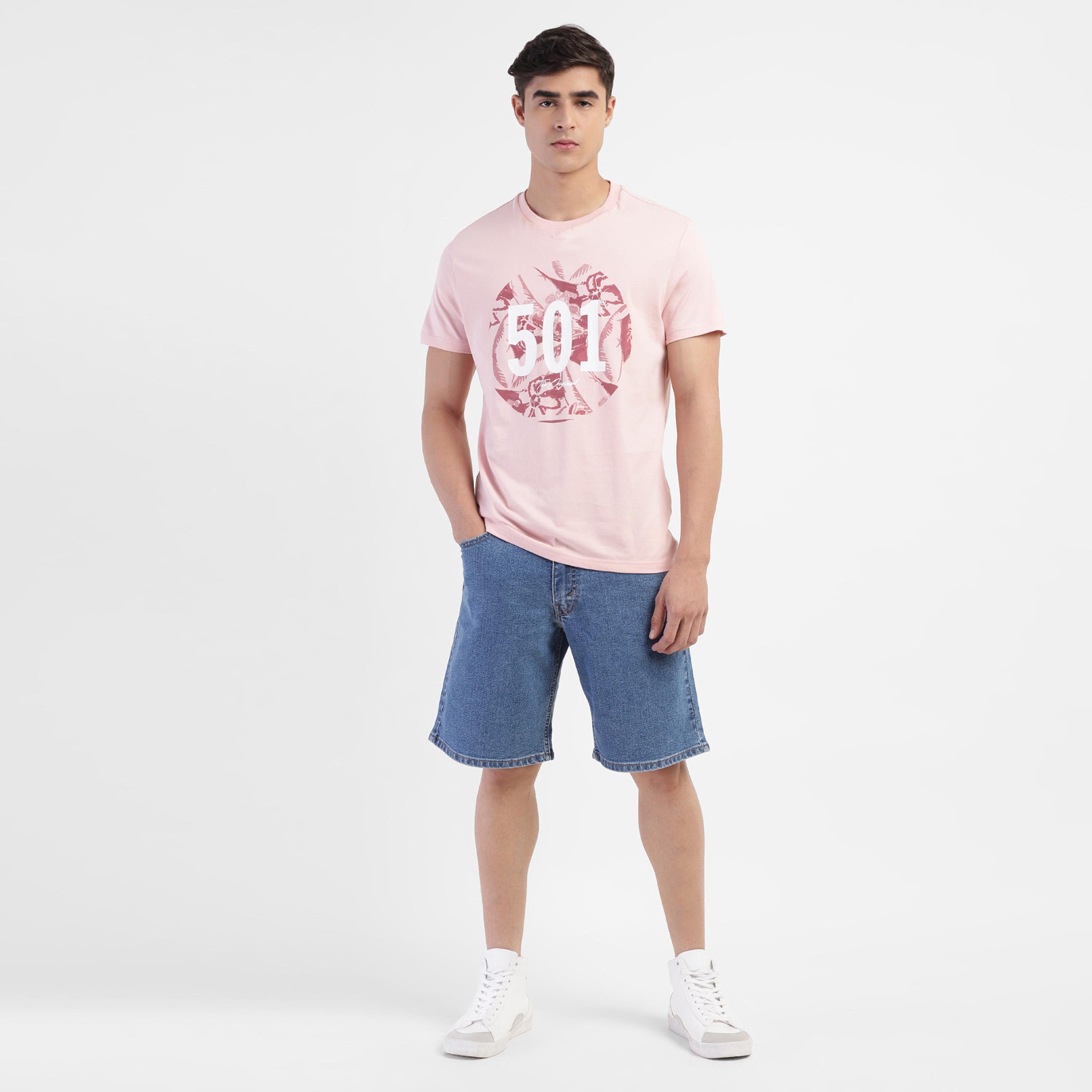 تيشيرت ليفايز بأكمام قصيرة وياقة دائرية مع مطبوع-men-clothing-tshirtsandpolos-tshirts-image-2