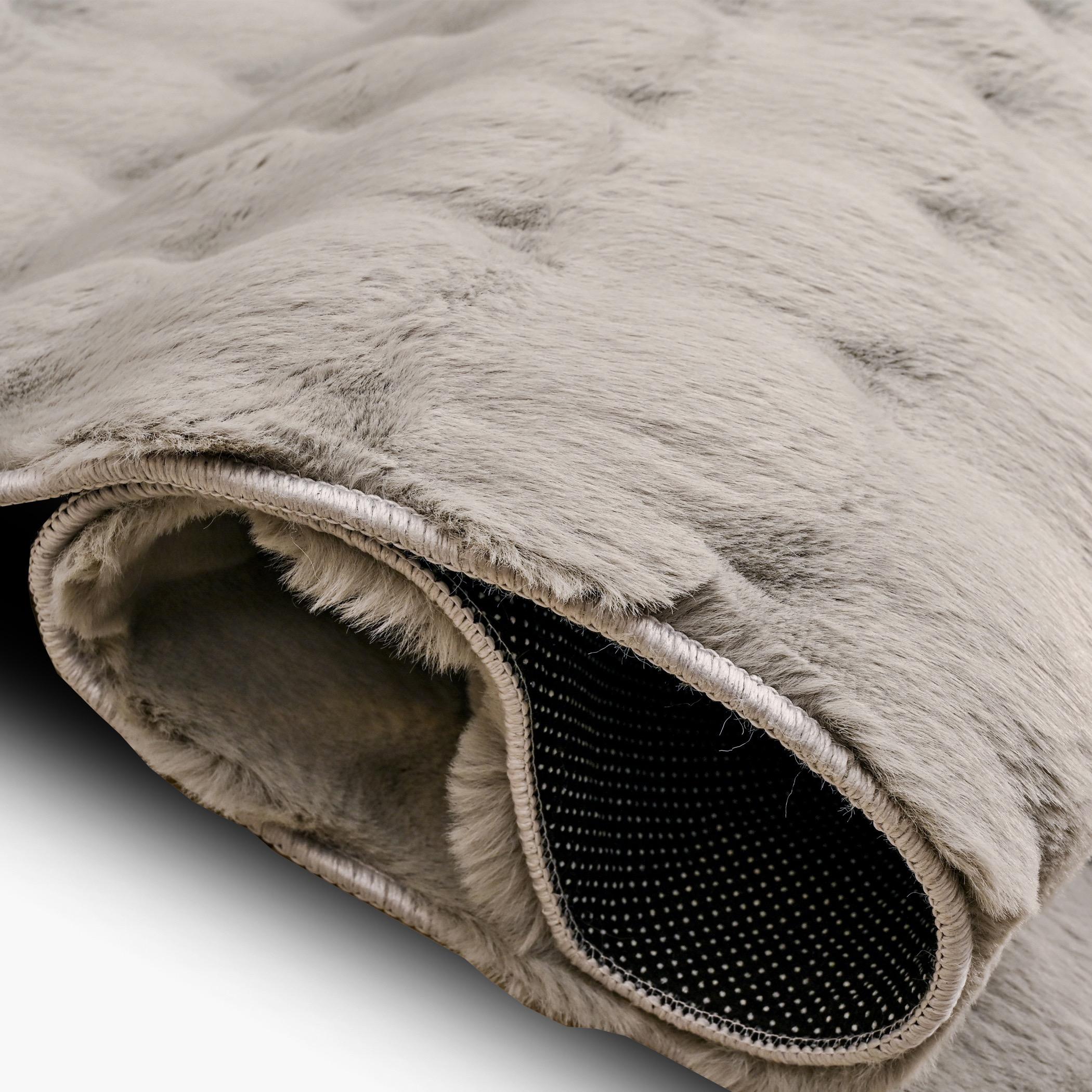 Bubble Rabbit Pebbles Shaggy Fur Rug - 160x230 cm-hbxdecorandfurnishings-floorcoverings-rugs-image-4