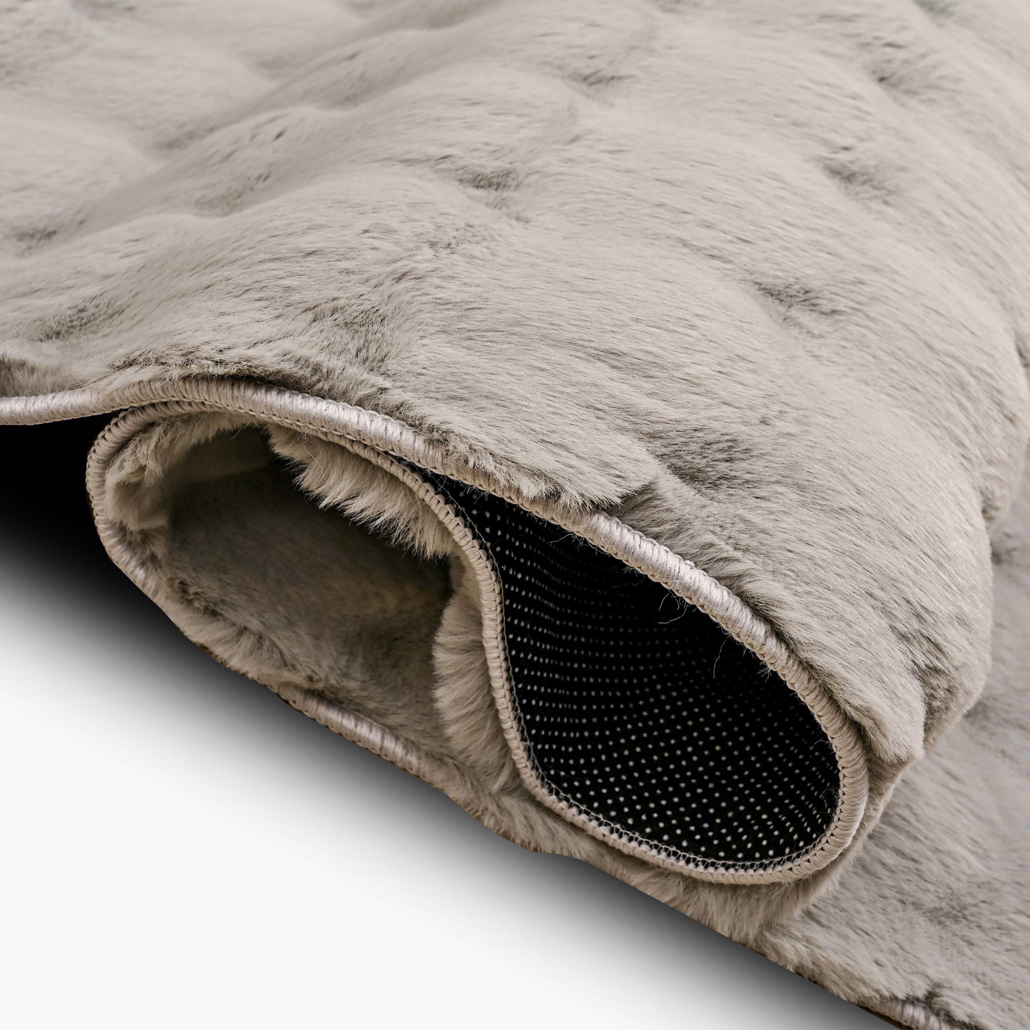 Bubble Rabbit Pebbles Shaggy Fur Rug - 200x300 cm-hbxdecorandfurnishings-floorcoverings-rugs-image-4