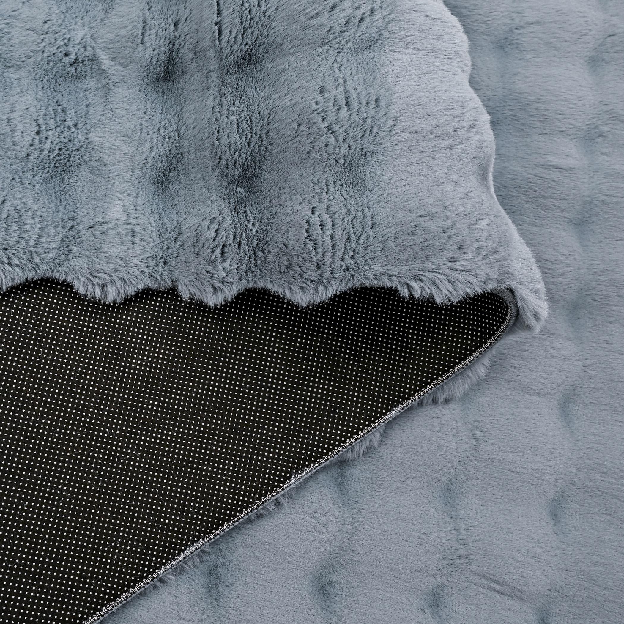 Bubble Rabbit Pebbles Shaggy Fur Rug - 160x230 cm-hbxdecorandfurnishings-floorcoverings-rugs-image-3