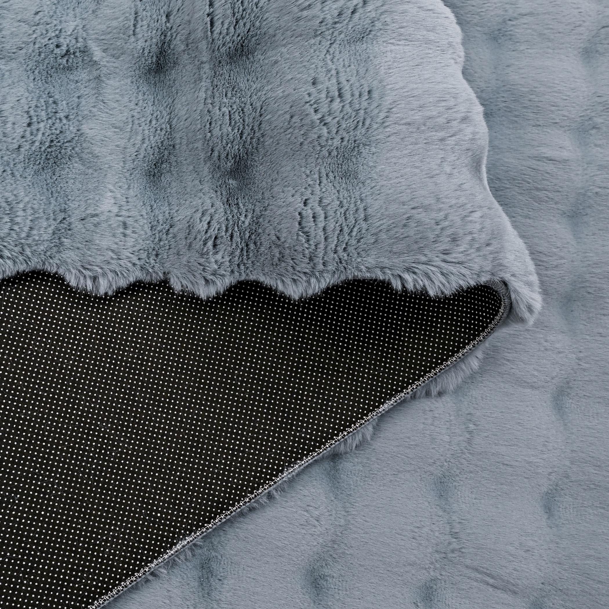 Bubble Rabbit Pebbles Shaggy Fur Rug - 200x300 cm-hbxdecorandfurnishings-floorcoverings-rugs-image-3