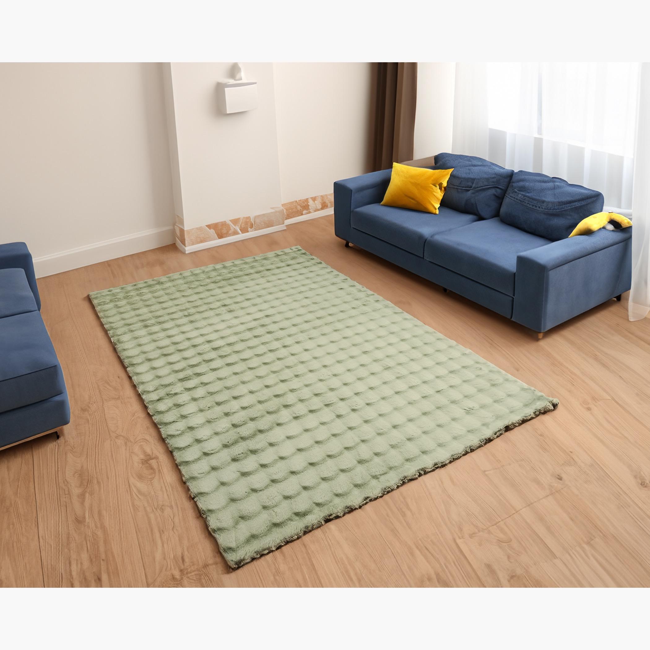 Bubble Rabbit Pebbles Shaggy Fur Rug - 160x230 cm-hbxdecorandfurnishings-floorcoverings-rugs-image-1
