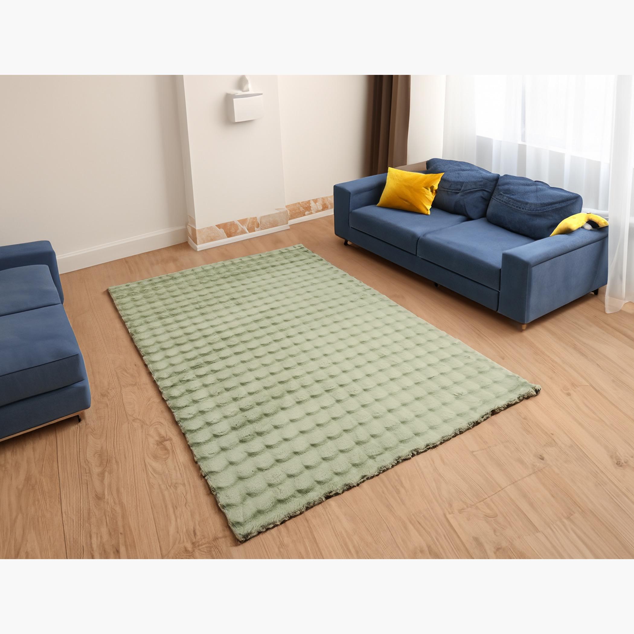 Bubble Rabbit Pebbles Shaggy Fur Rug - 200x300 cm-hbxdecorandfurnishings-floorcoverings-rugs-image-1